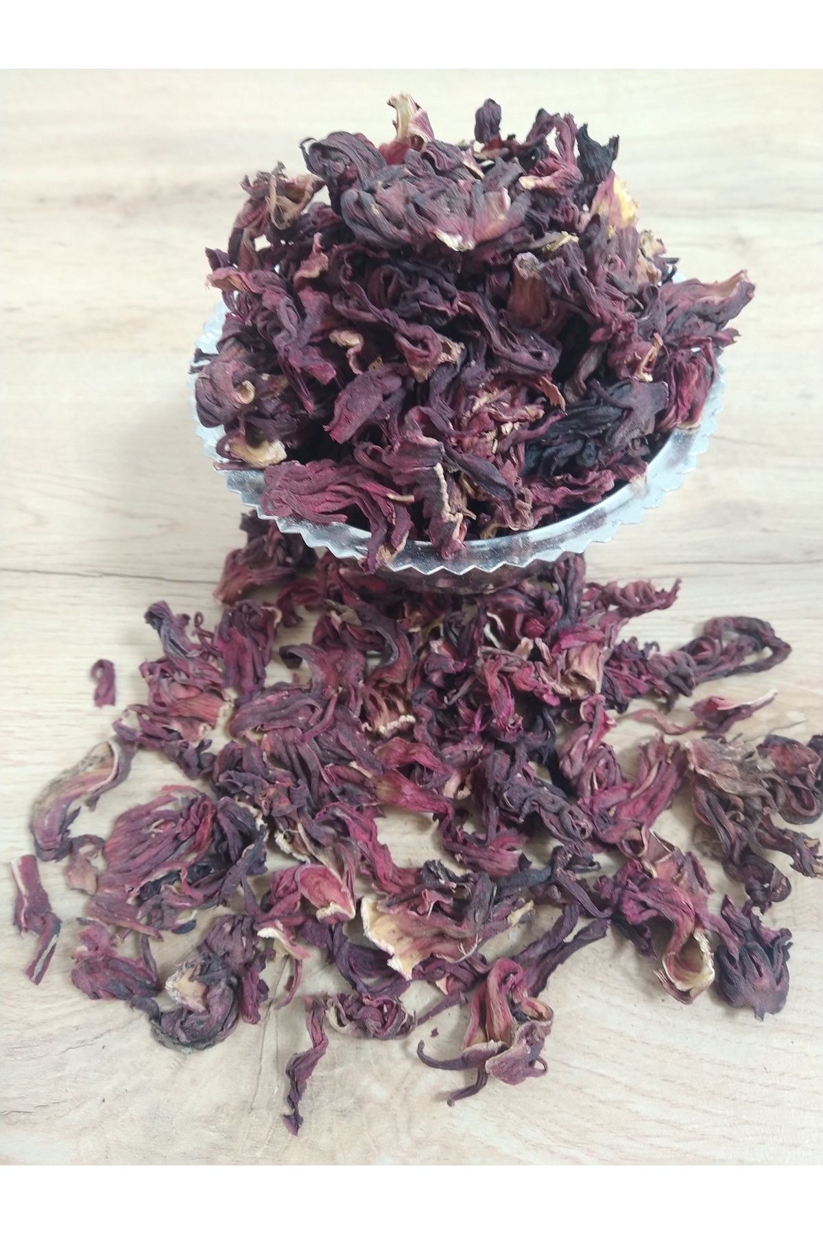 hibiscus KÖY AMBARI Hibisküs,Bamya Çiçeği,Mekke Gülü,Nar Çiçeği,Hibiscus Sabdariffa 100gr