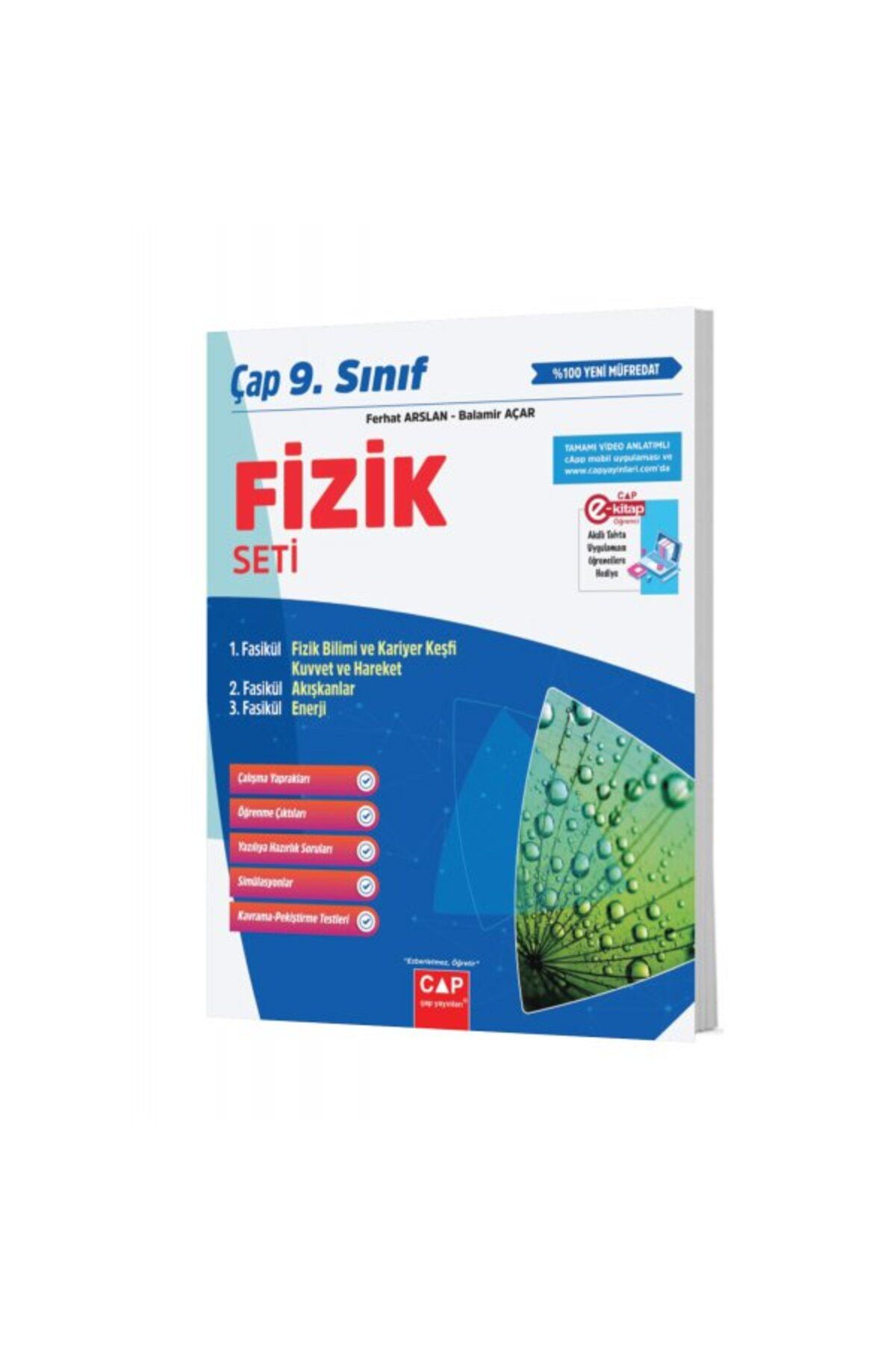 Çap Yayınları Çap 9. Sınıf Anadolu Fizik Seti Parlayan Proje Ayraç Hediye