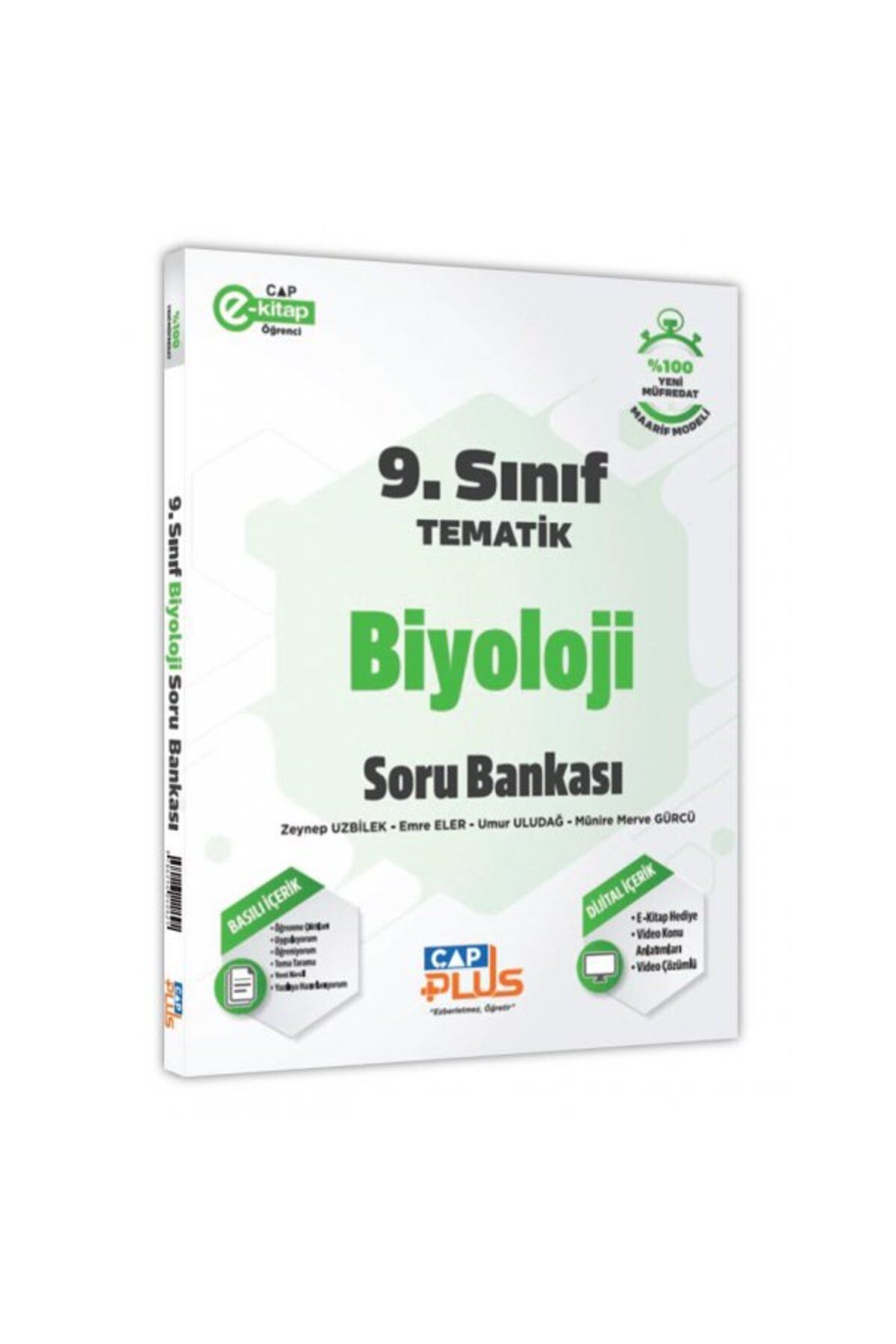 Çap Yayınları Çap 9. Sınıf Biyoloji Tematik Soru Bankası Parlayan Proje Ayraç Hediye