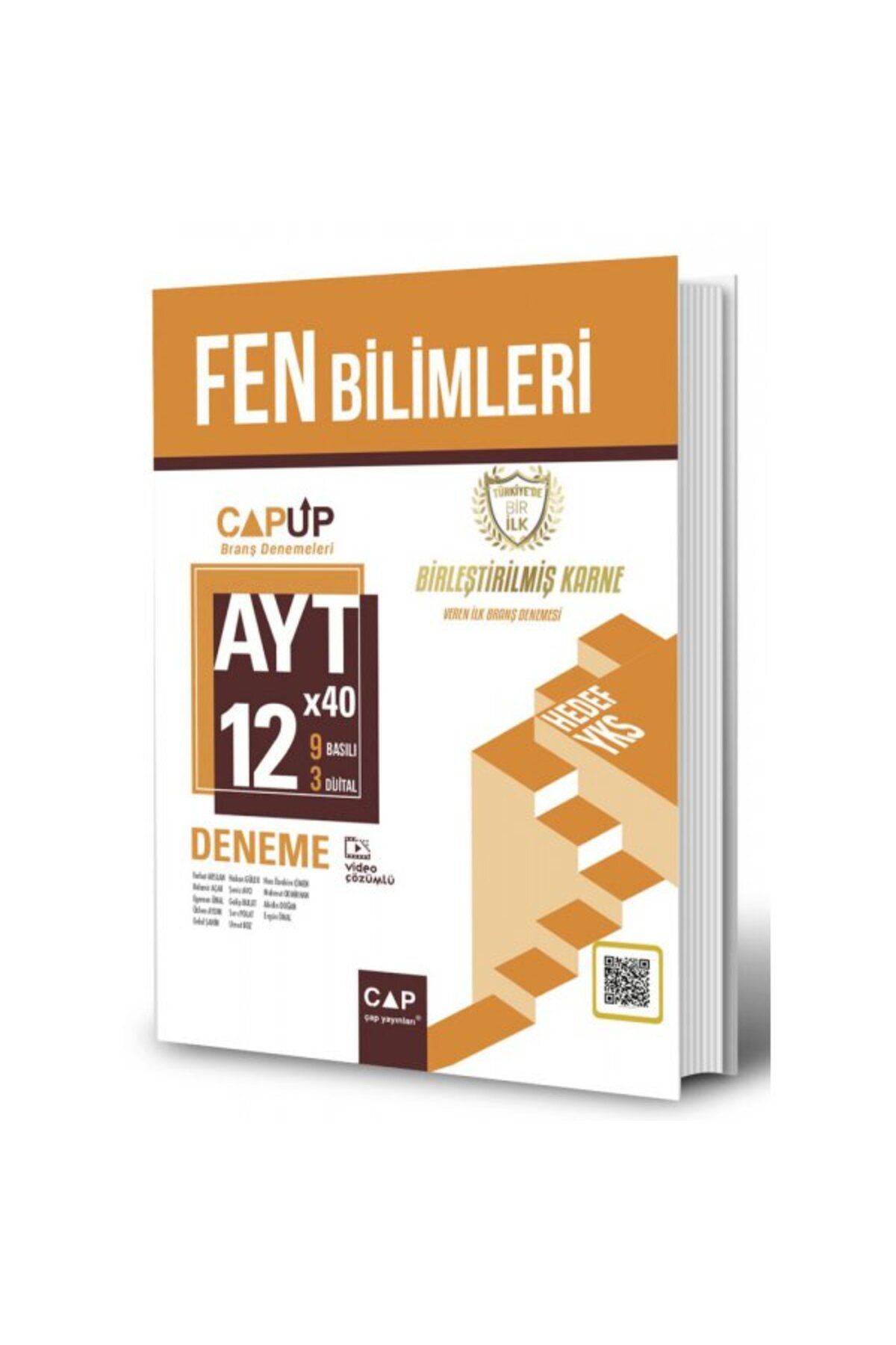 Çap Yayınları Çap AYT Fen Bilimleri 12 X 40 Up Deneme Parlayan Proje Ayraç Hediye