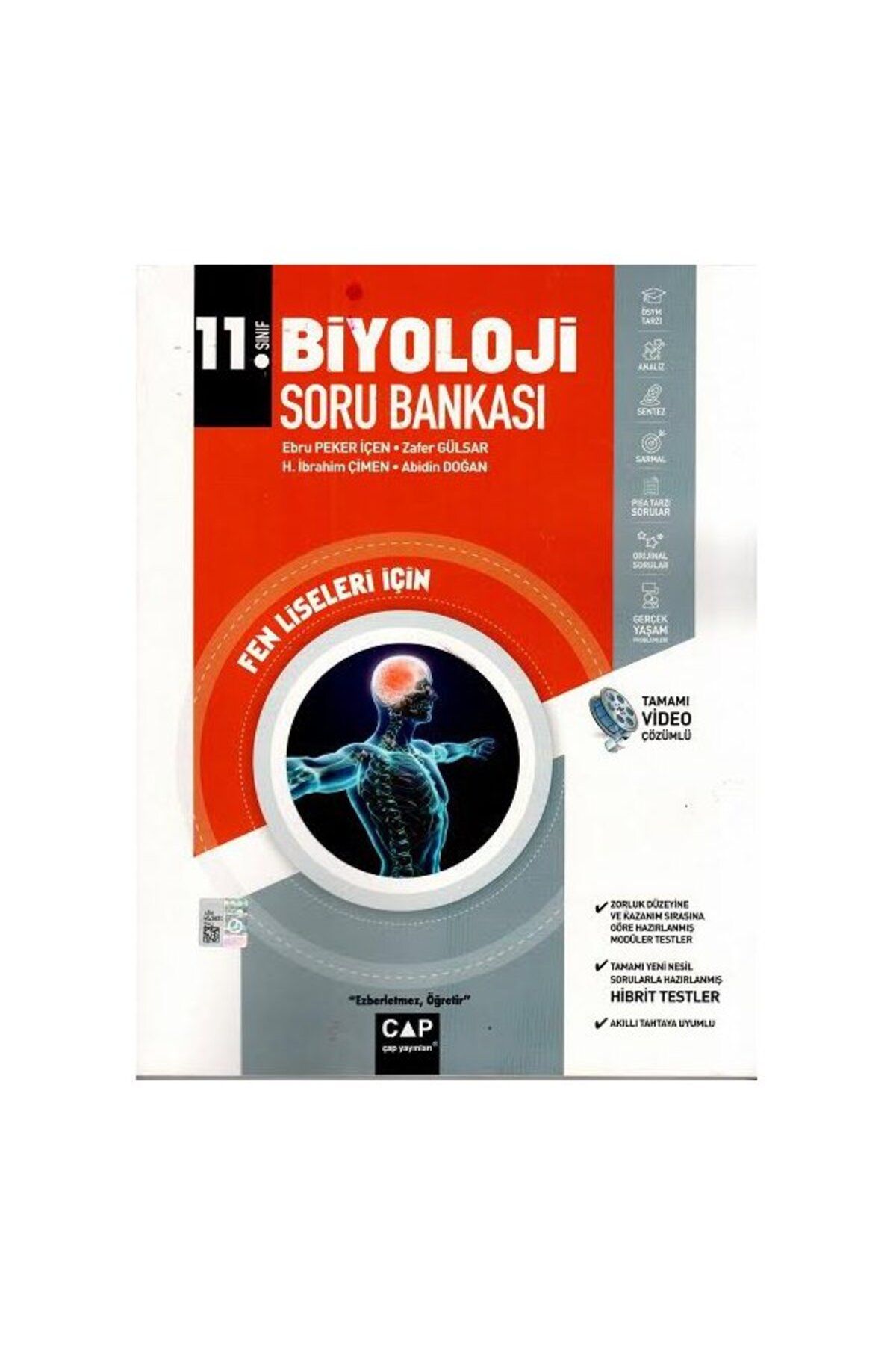 Çap Yayınları Çap 11. Sınıf Biyoloji Fen Lisesi Soru Bankası Parlayan Proje Ayraç Hediye