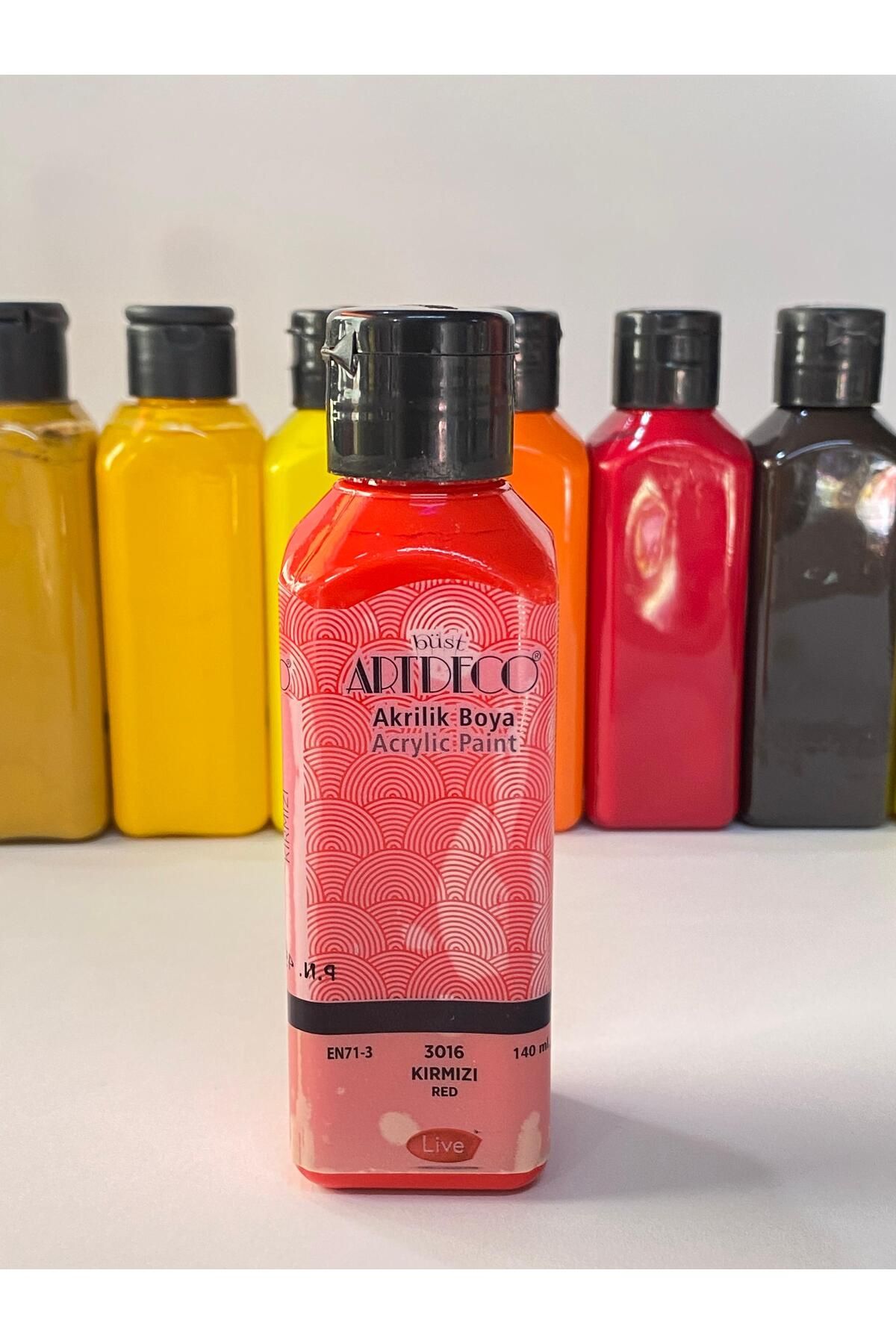 Artdeco Akrilik Boya 140ML. Kırmızı