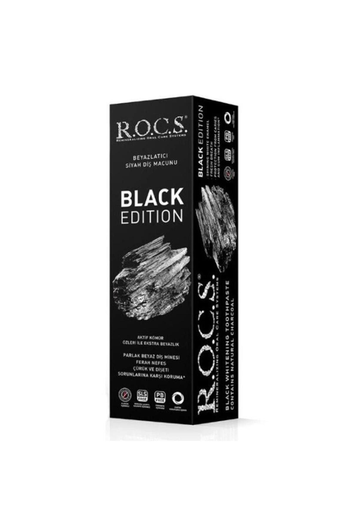 R.O.C.S. Rocs Black Edition Beyazlatıcı Diş Macunu 60 ml