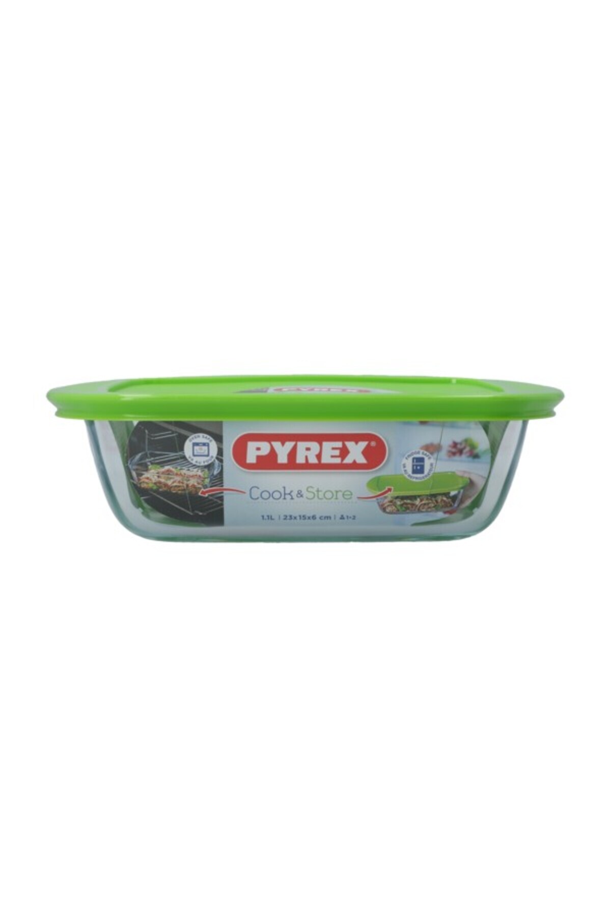 Pyrex-Rectangular Dish with Lid 1