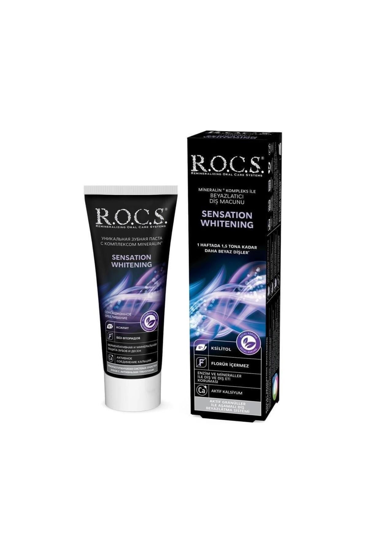 R.O.C.S. ROCS Sensation Whitening Beyazlatıcı Parlatıcı Diş Macunu 60ml