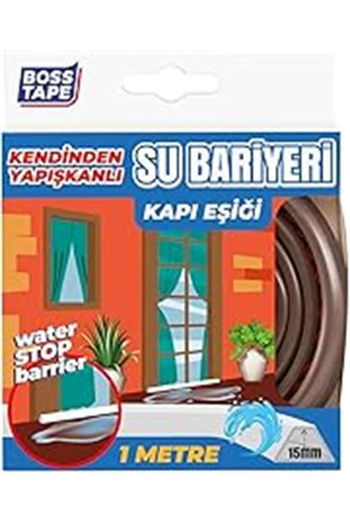 ebadi Boss Tape Duş, Kapı Eşiği, Mutfak Tezgahı Etrafı Su Kesici Bariyer Kahverengi 1 Metre