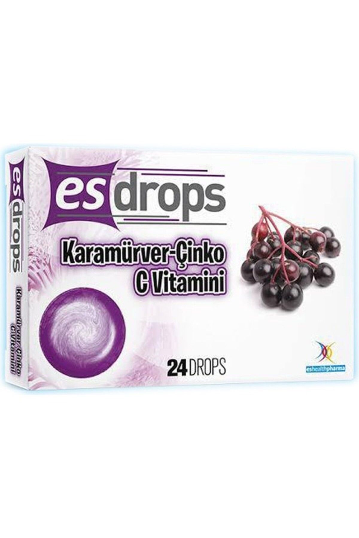 esdrops Es Drops Karamürver Çinko C Vitamini 24 Pastil