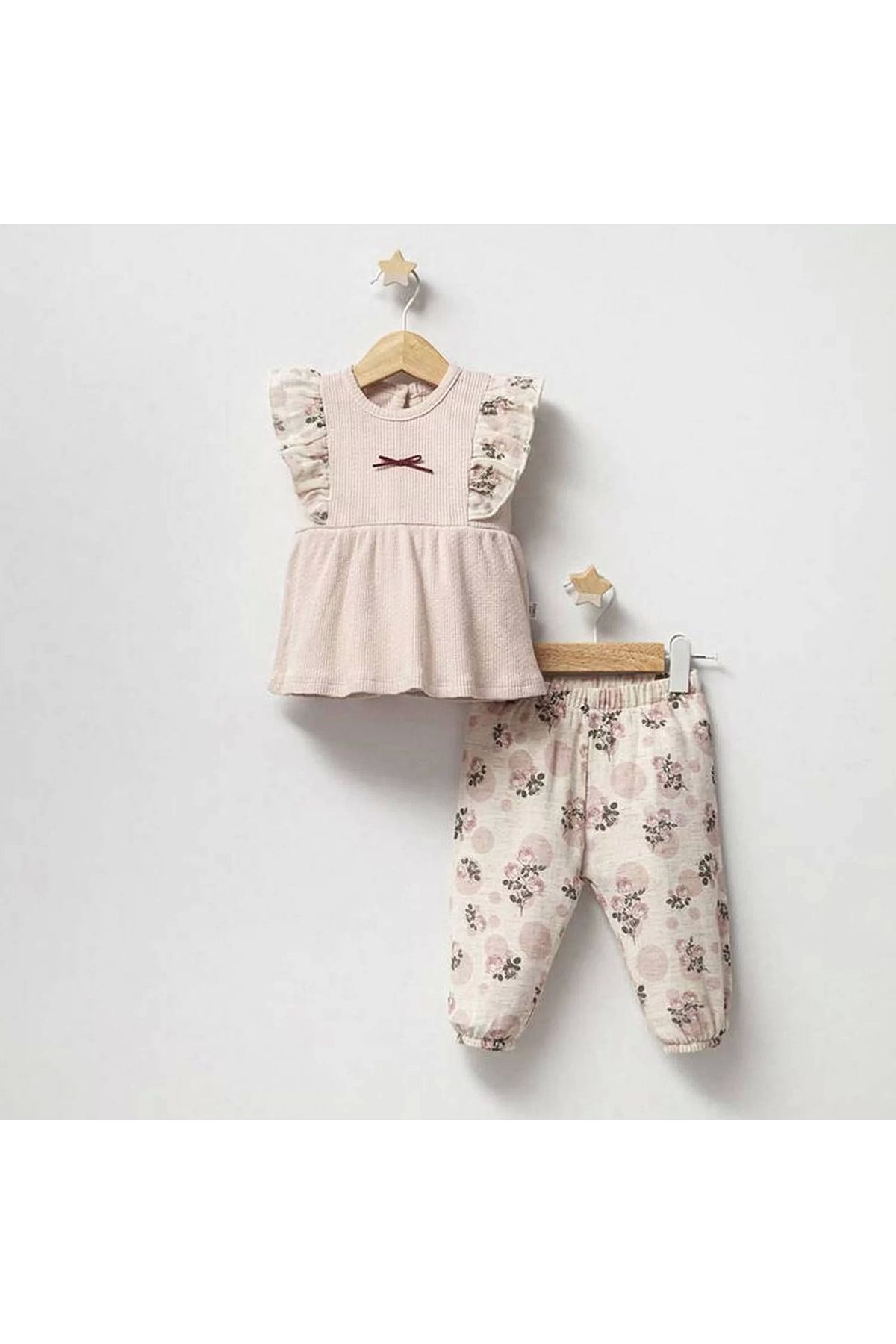 belle vista Baby Vintage Rose 2'li Takım  Pudra