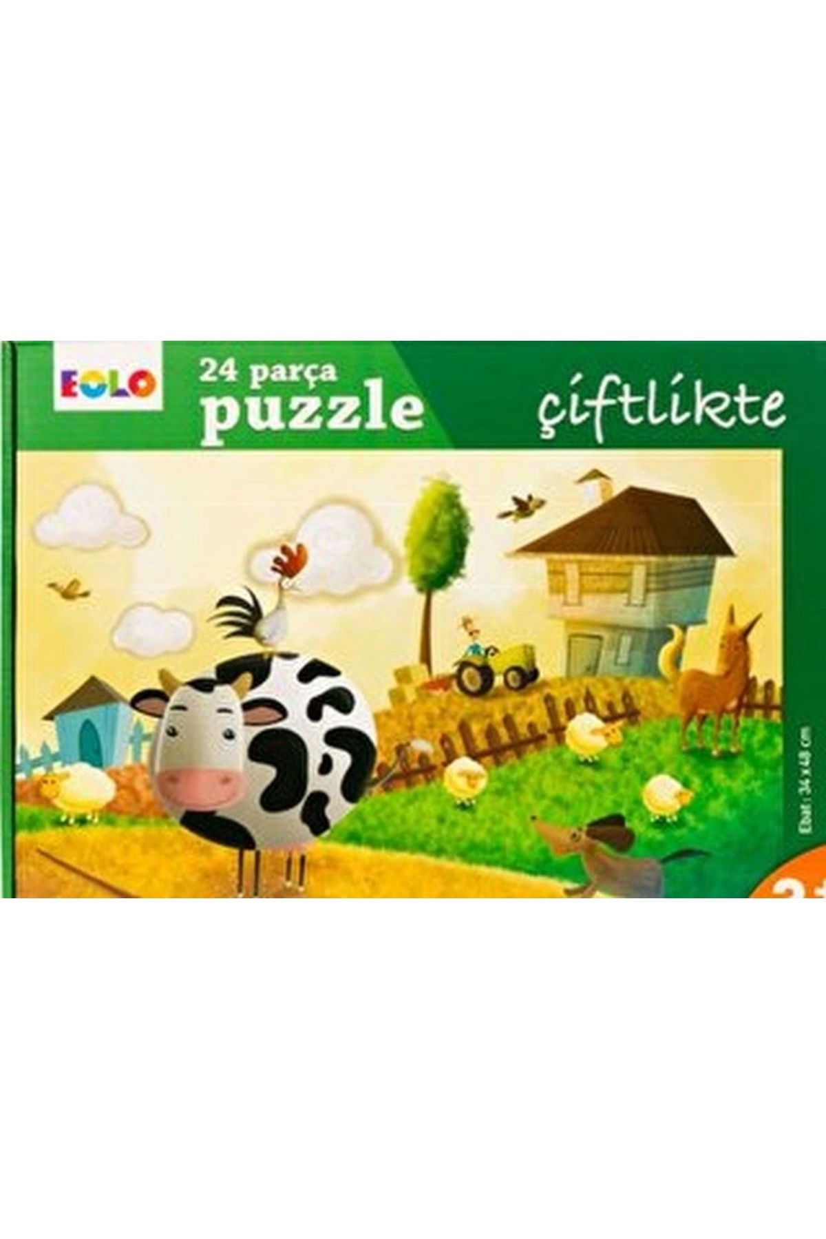 Nar Yayınları Yer Puzzle-24 Parça Puzzle - Çiftlikte