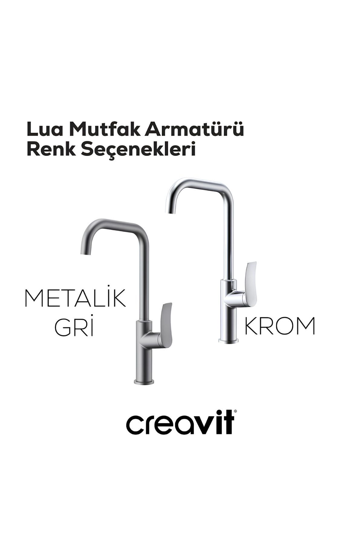 Creavit Lua Krom Şelale Eviye Bataryası LU8500