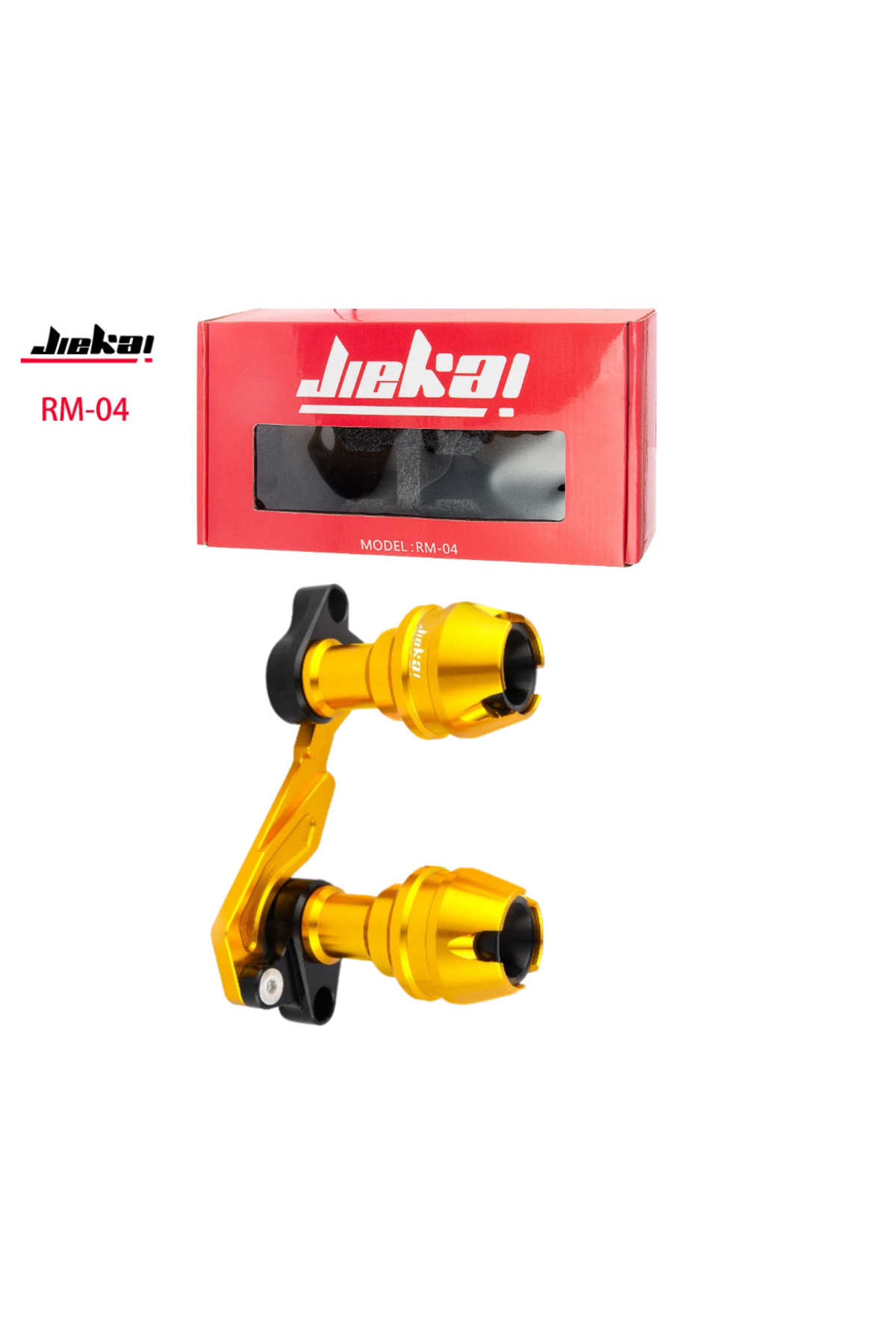 Jiekai *GOLD* Motosiklet Egzoz Koruma Takozu Darbeye Dayanıklı