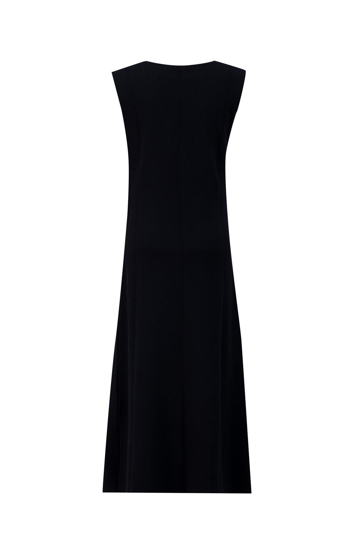 Armine-Black Zero Sleeve Gilet - 24Kd4216 Model 7