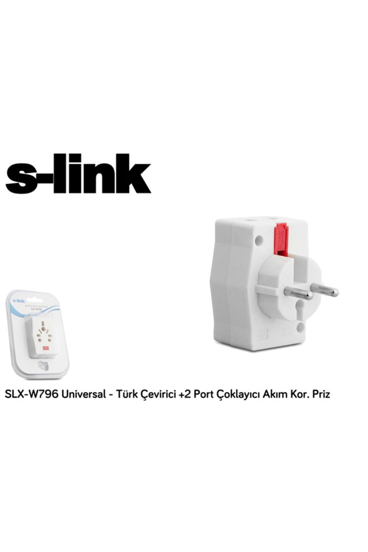 S-LINK-Slx-W796 Universal - Turkish Translator 2 Port Multiplexer Current Cor. Socket 4