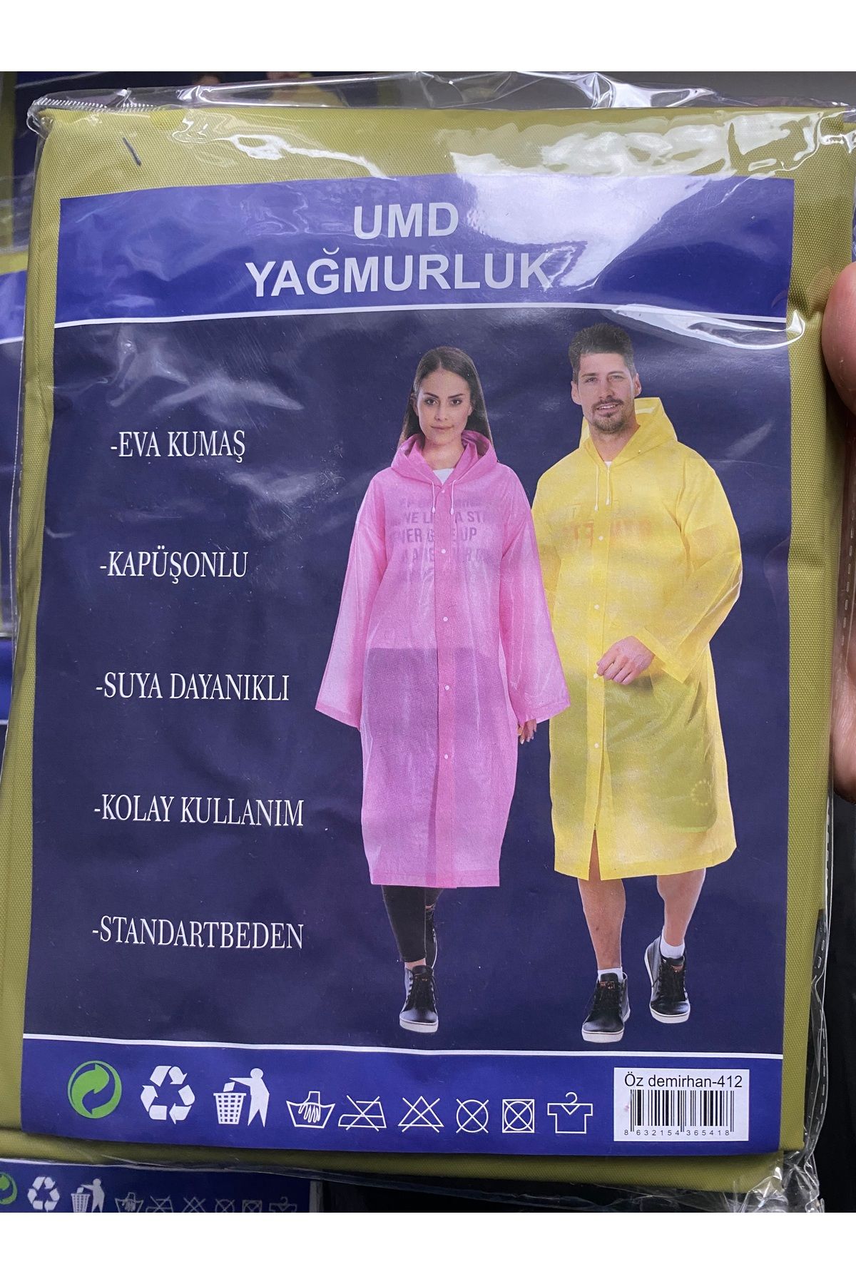 MODA UNİSEX YAGMURLUK