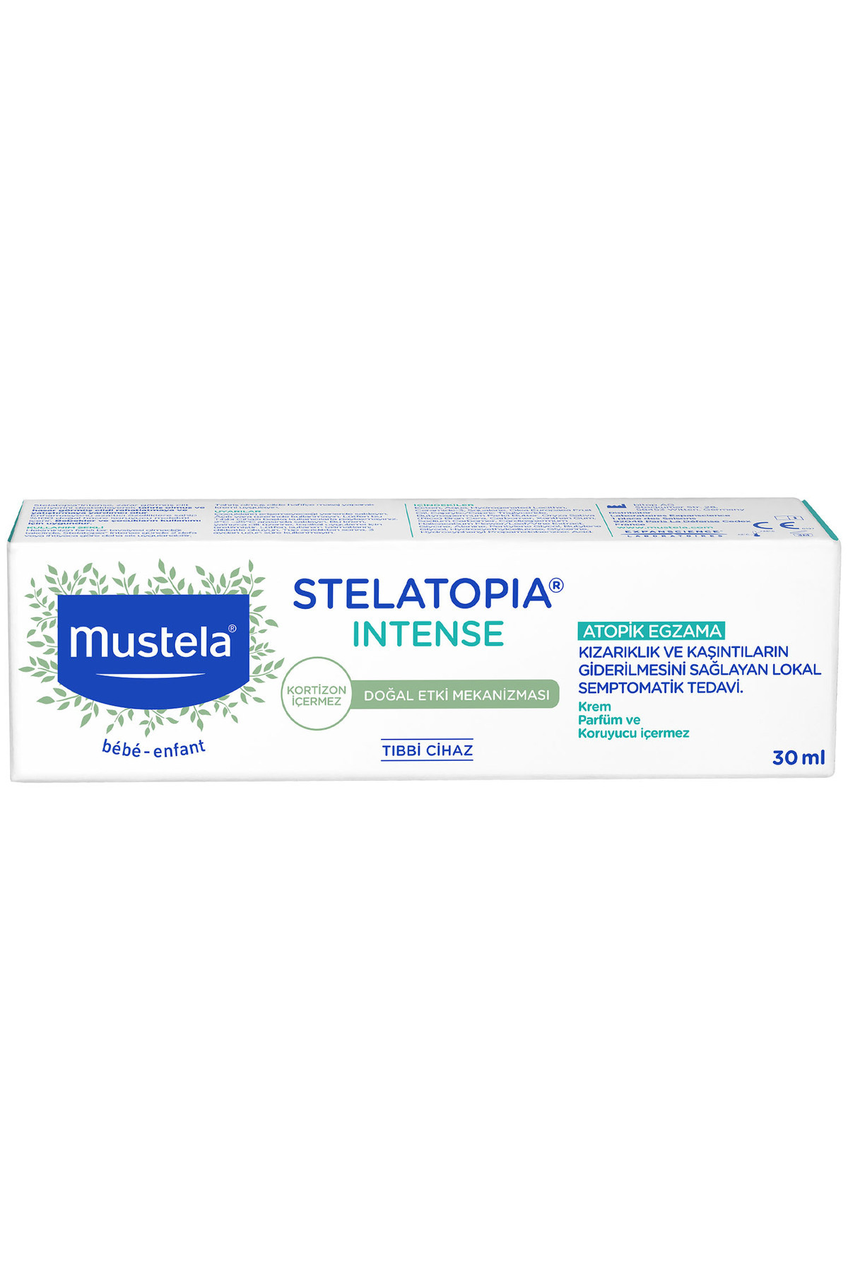 Mustela Stelatopia Intense Atopi Egzama Kaşıntı Giderici Kortizonsuz Nemlendirici Krem Bebek Çocuk Yetişkin