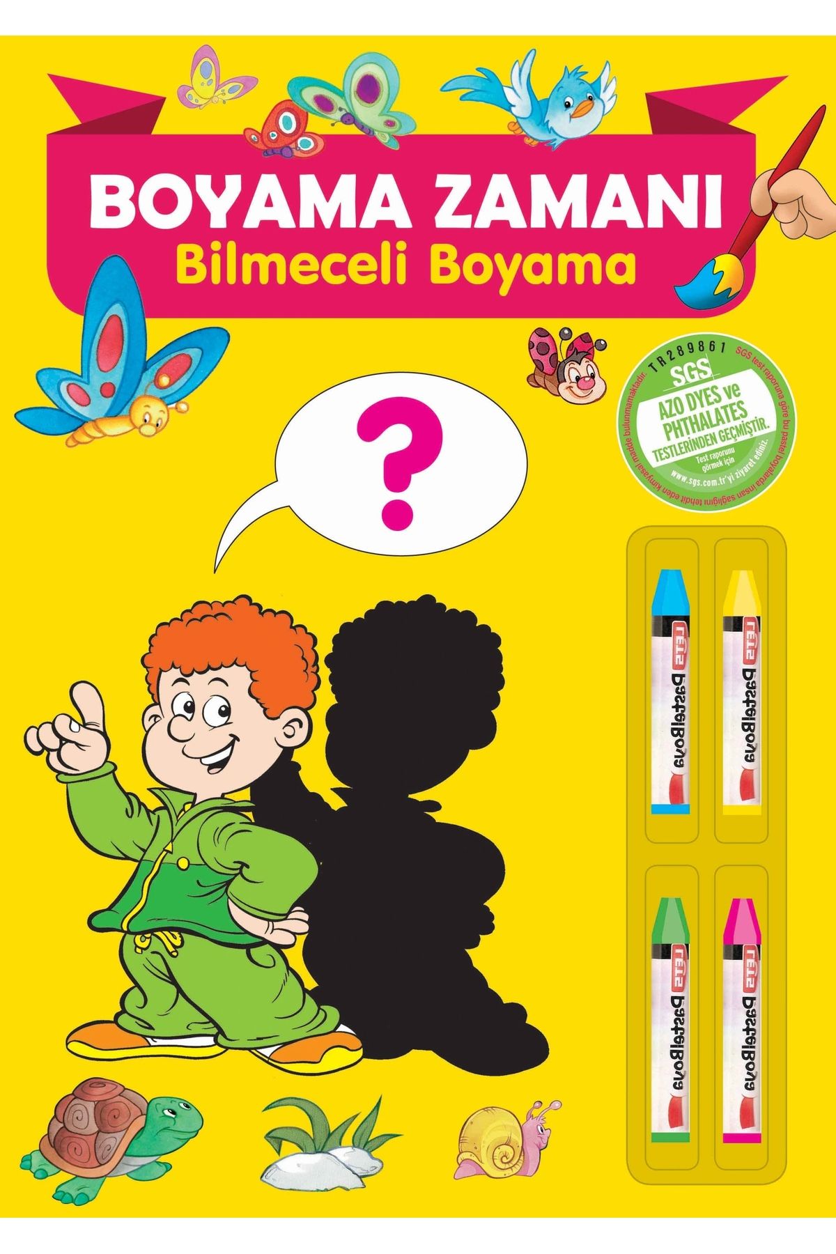 Parıltı Yayınları Boyama Zamanı: Bilmeceli Boyama