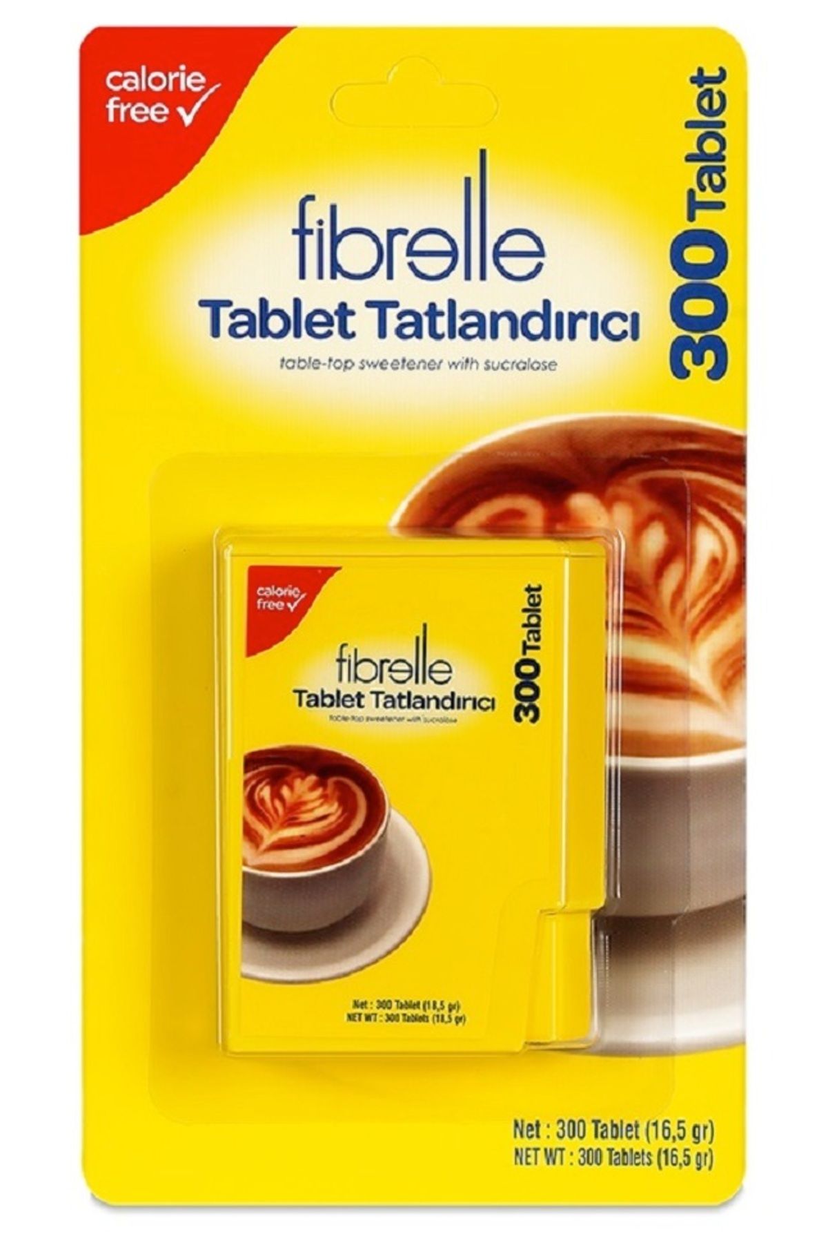 Fibrelle Sukralozlu Tatlandırıcı Tablet (300 TABLET)