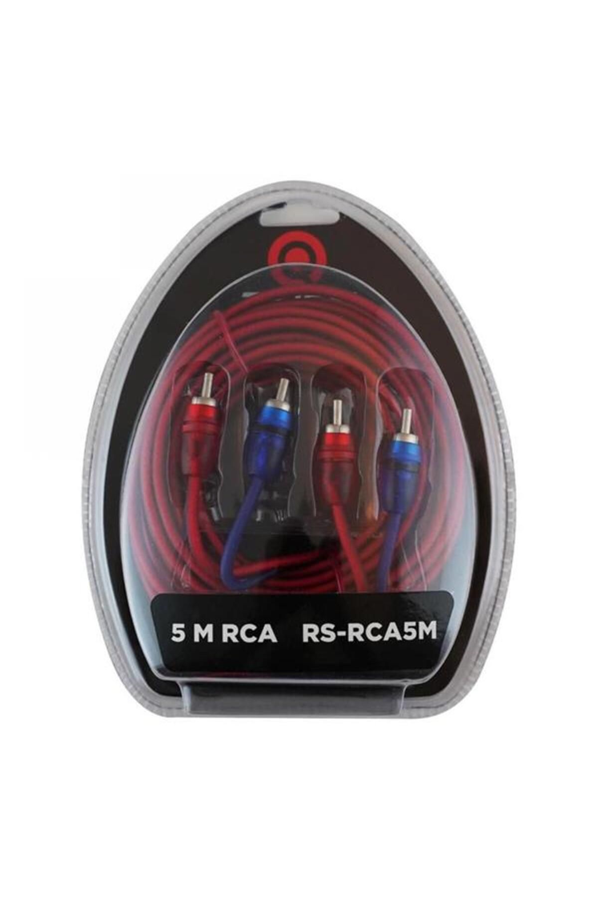 ShopZum Audio Rs-Rca5M Anfi Kablosu 2 Rca 2 Rca 5 Metre Bakır