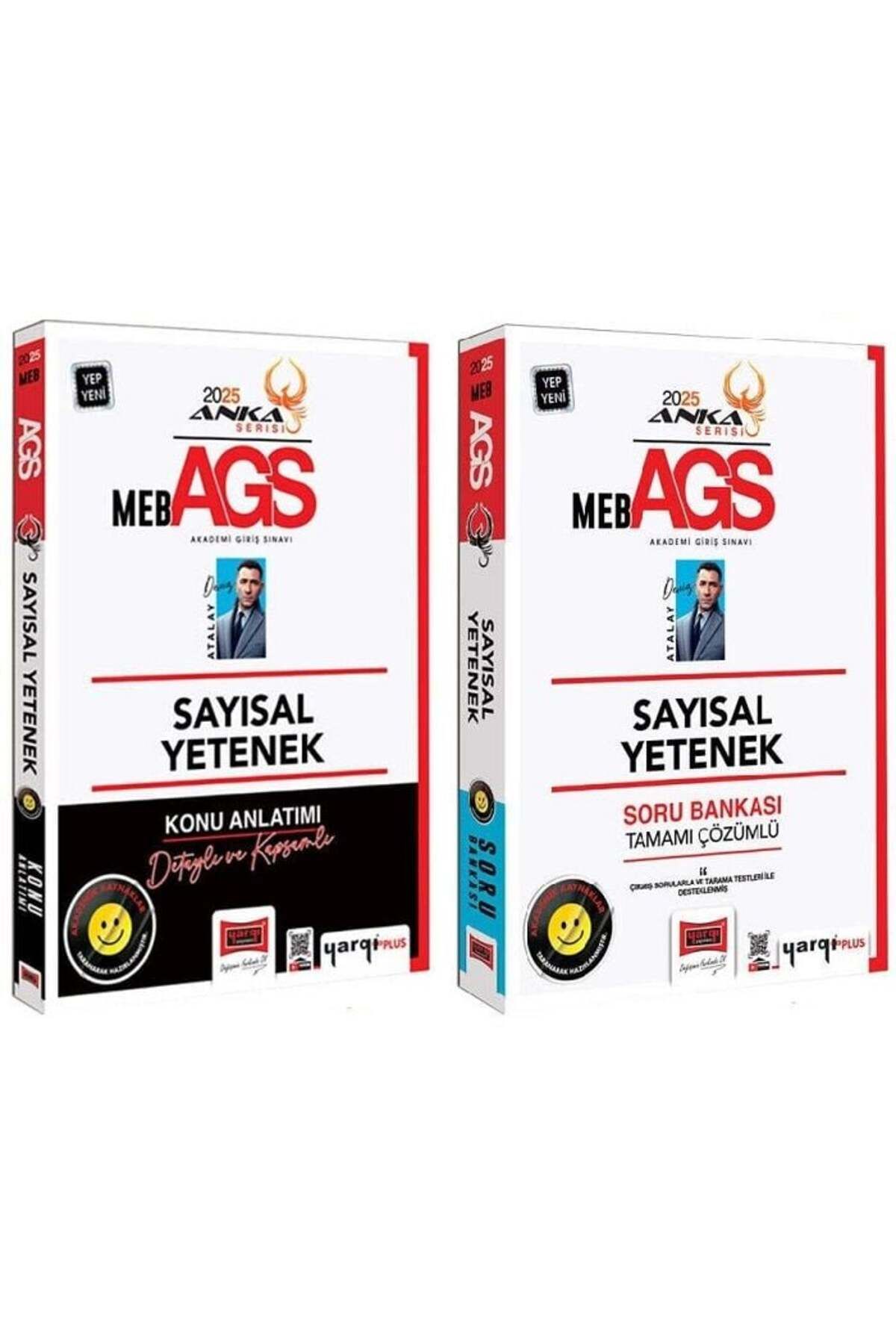 Yargı Yayınları Yargı 2025 MEB-AGS Sayısal Yetenek Konu Anlatımı + Soru Bankası Anka Serisi 2 li Set - Deniz Atalay