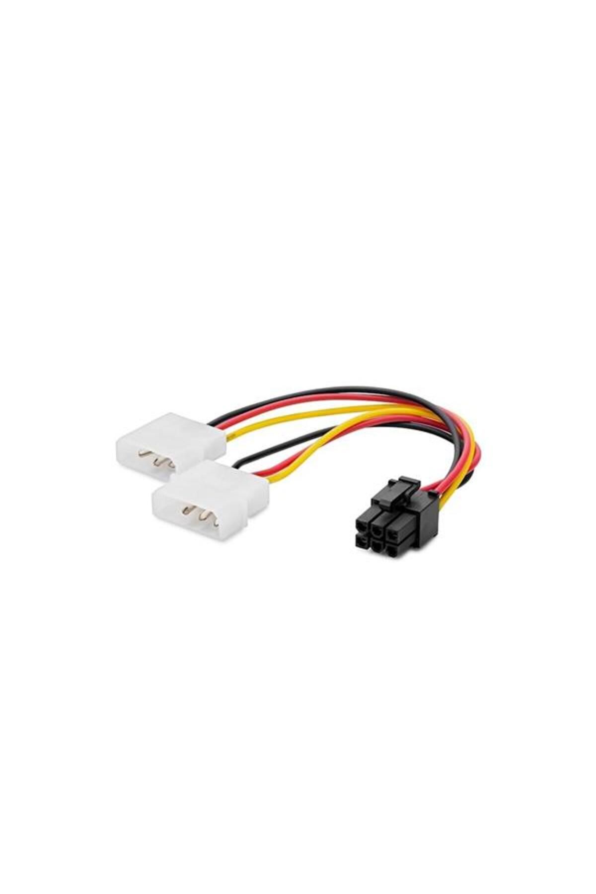 NZM TİCARET Ekran Karti Sata Power Kablo 6 Pin Hdx-5520