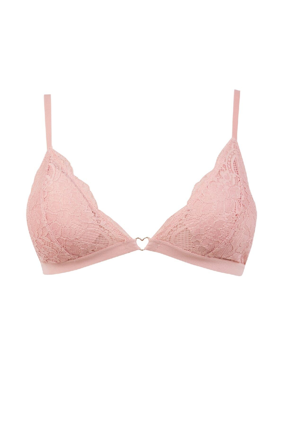 DeFacto-Bra with Lace Detail Removable Pad - Fall in Love D8162Ax25Sp 1