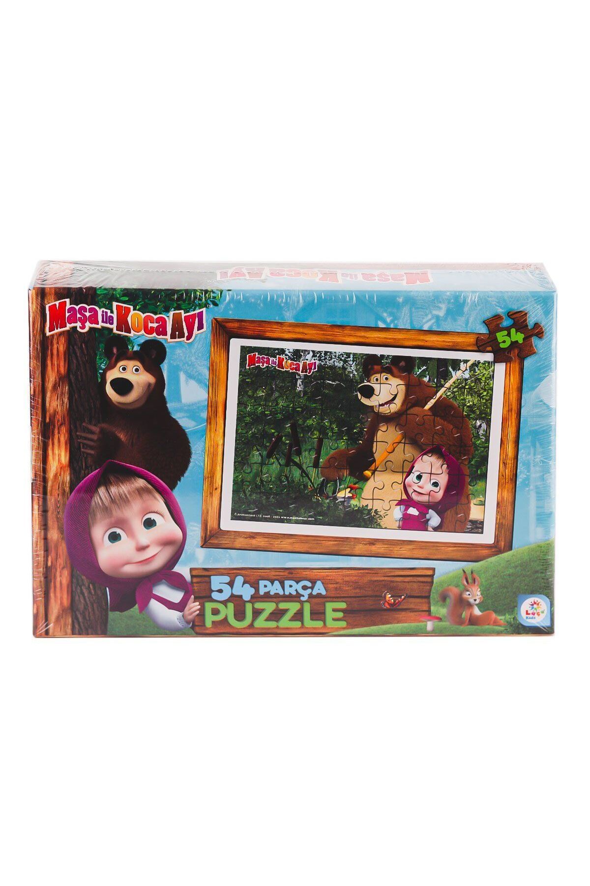 Lucest Lucesturg Ms7965 Masha Ve Koca Ayı 54 Parça Puzzle -Laçokids New