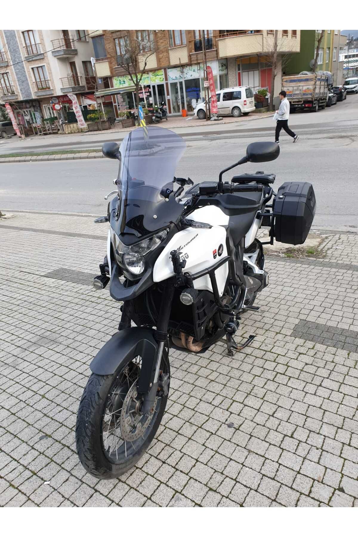 Honda VFR 1200 Siperlik Ön Cam 2012-2015 Model 50cm Füme Renkli 4mm