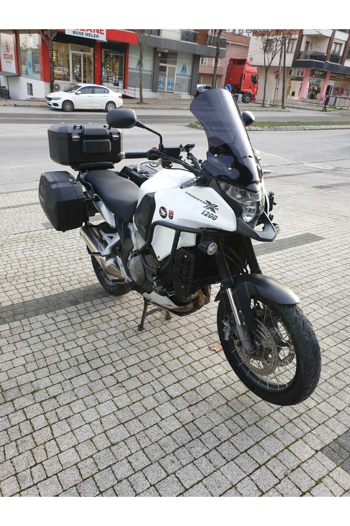 Honda VFR 1200 Siperlik Ön Cam 2012-2015 Model 50cm Siyah Renkli 4mm
