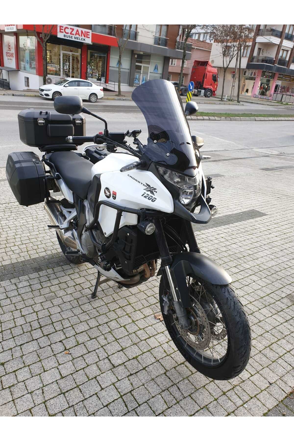 Honda VFR 1200 Siperlik Ön Cam 2012-2015 Model 50cm Siyah Renkli 4mm
