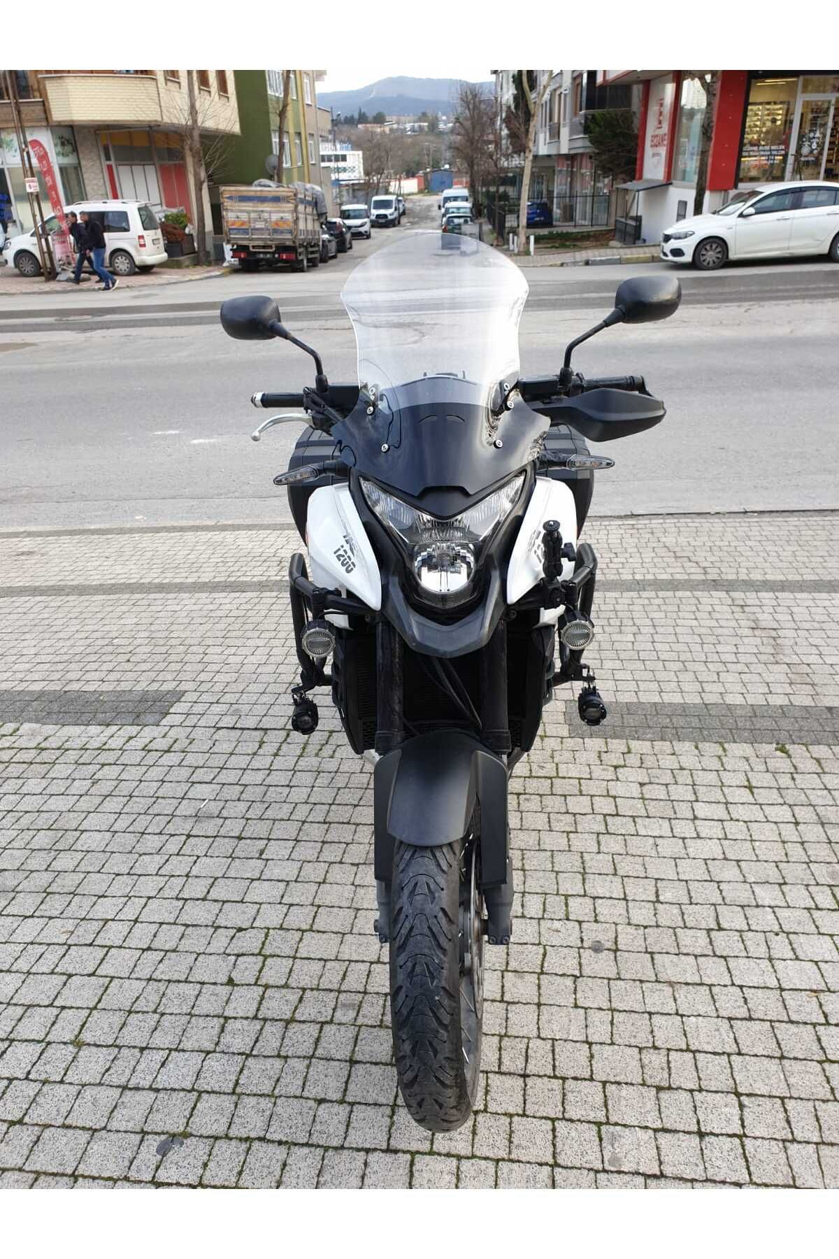 Honda VFR 1200 Siperlik Ön Cam 2012-2015 Model 50cm Şeffaf Renkli 4mm