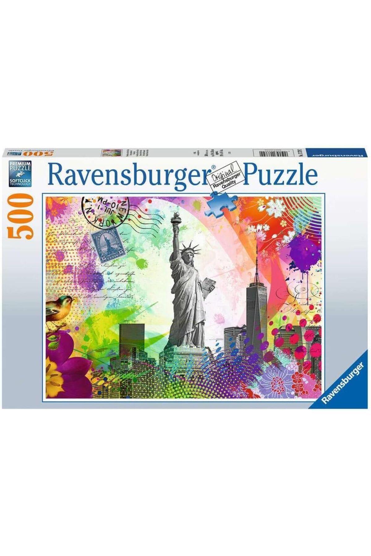 STOREMAX Yapboz 17379 New York kartpostal - 500 parça yapboz