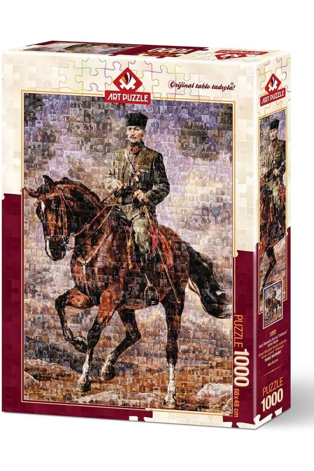STOREMAX lbstorex Puzzle Atatürk Sakarya İsimli Atıyla Kolaj 1000 Parça Puzzle Newdsng 1116818