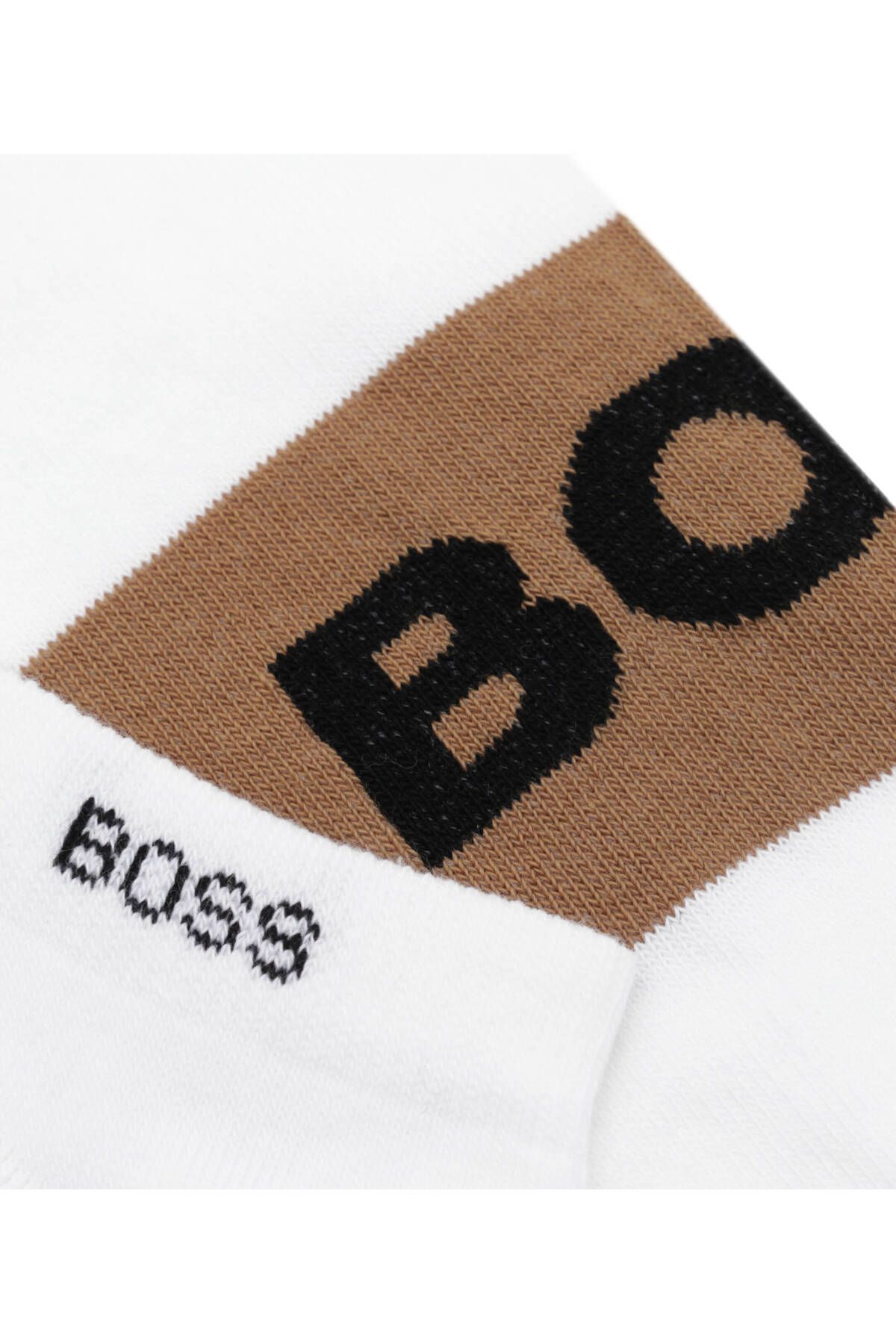 BOSS-Men's Comfortable Sole Boss Logo White1 Socks 50469720 -101 4