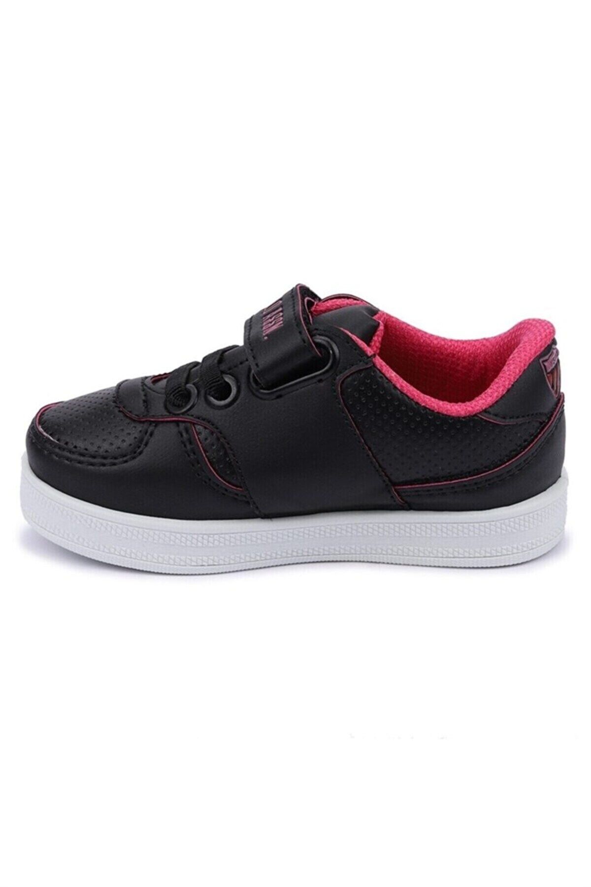 اسنیکر مشکی زنانه پایه. کفش دختران Polo Assn Cameron Fuchsia U.S. Polo Assn.
