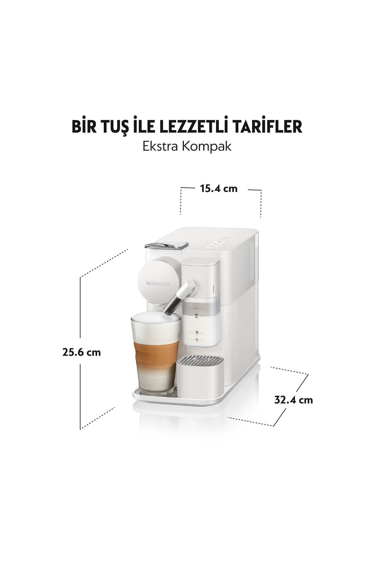 Nespresso-ماكينة صنع القهوة F121 Latissima One باللون الأبيض 4