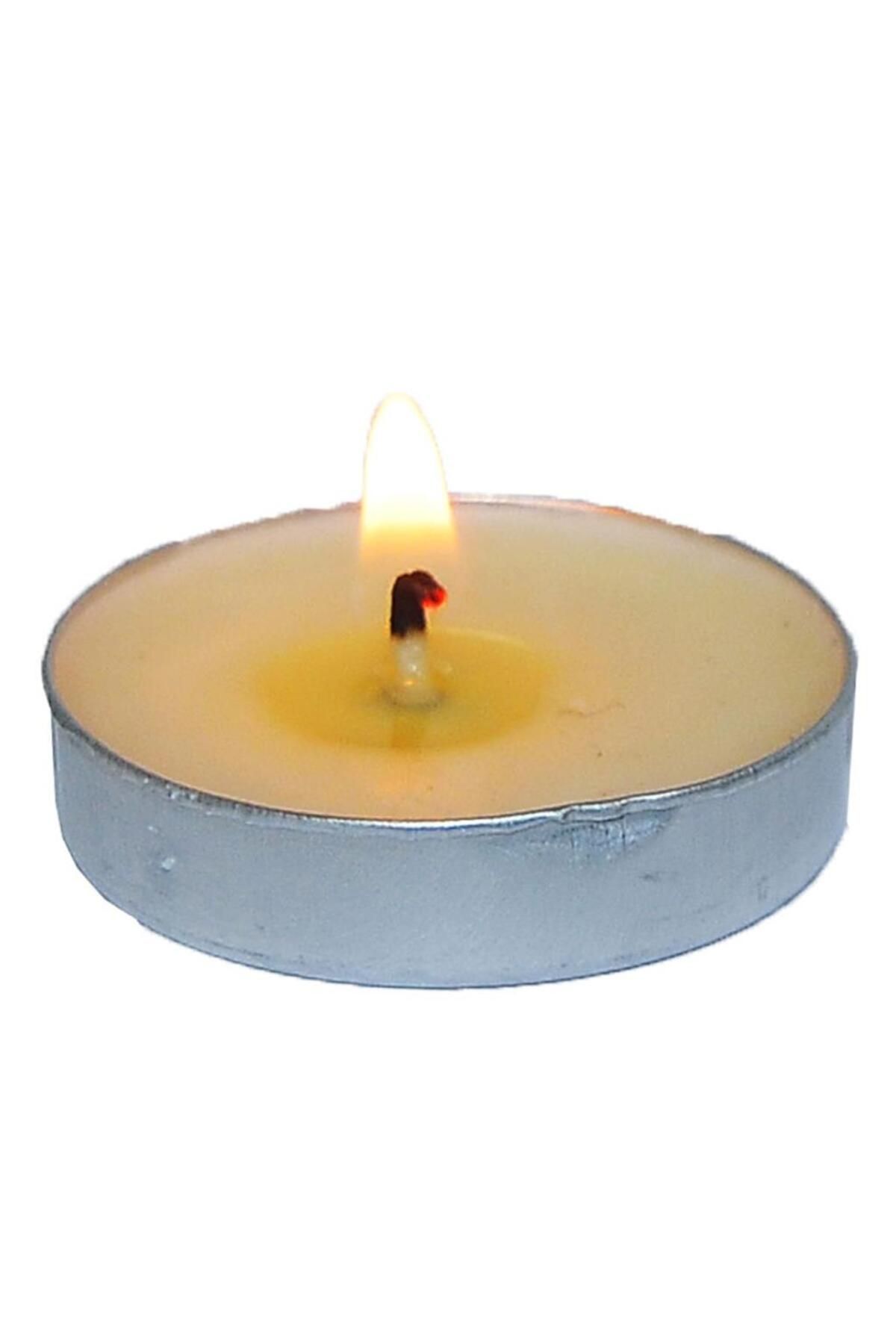 DEKORANLA Beyaz Tealight Mumları, 5'li Paket, Sıcak Atmosfer Yaratıcı Aydınlatma