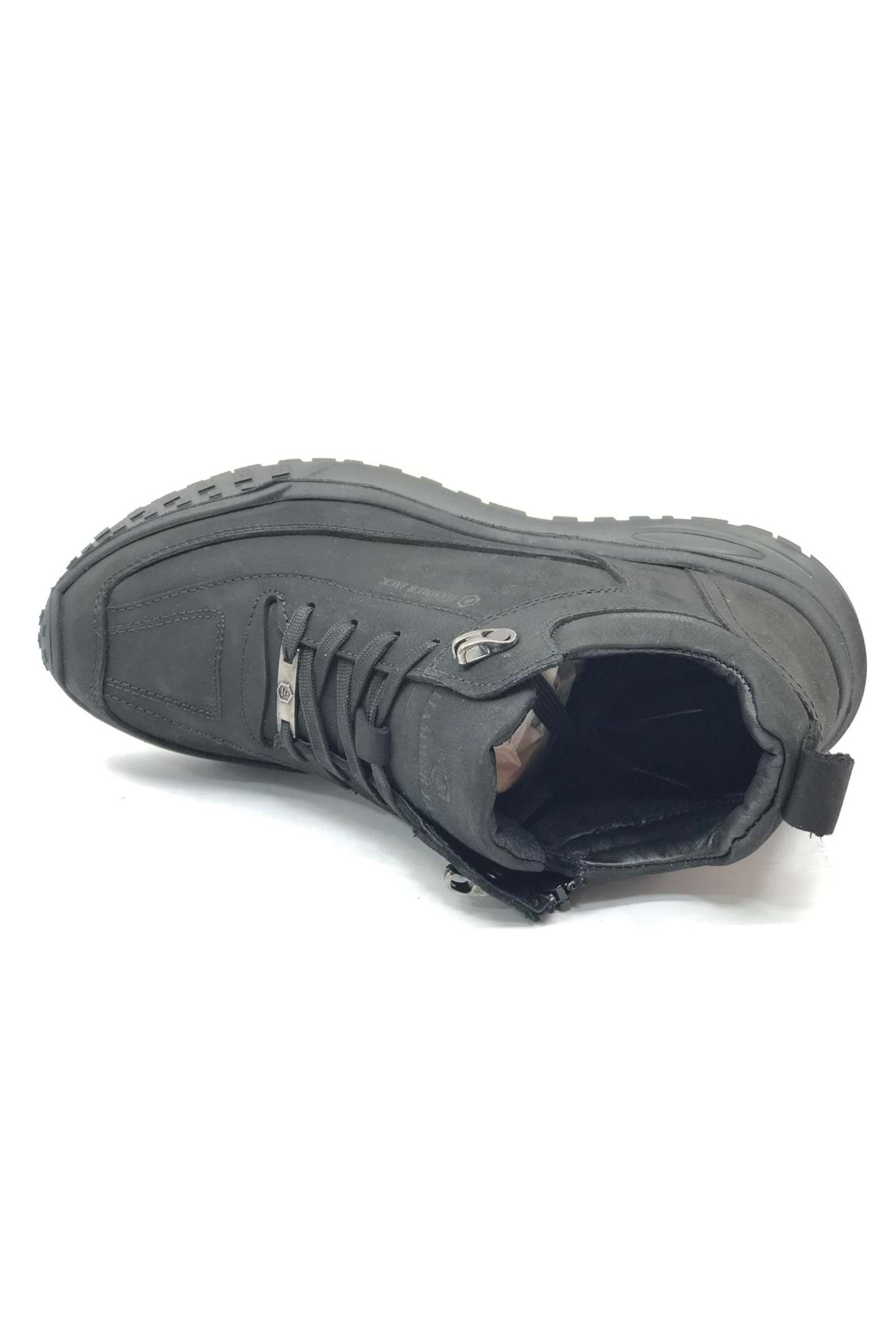 Hammer Jack  102-24882-M Gustava Hakiki Deri Casual Erkek Bot SİYAH-NUBUK - Görsel 5