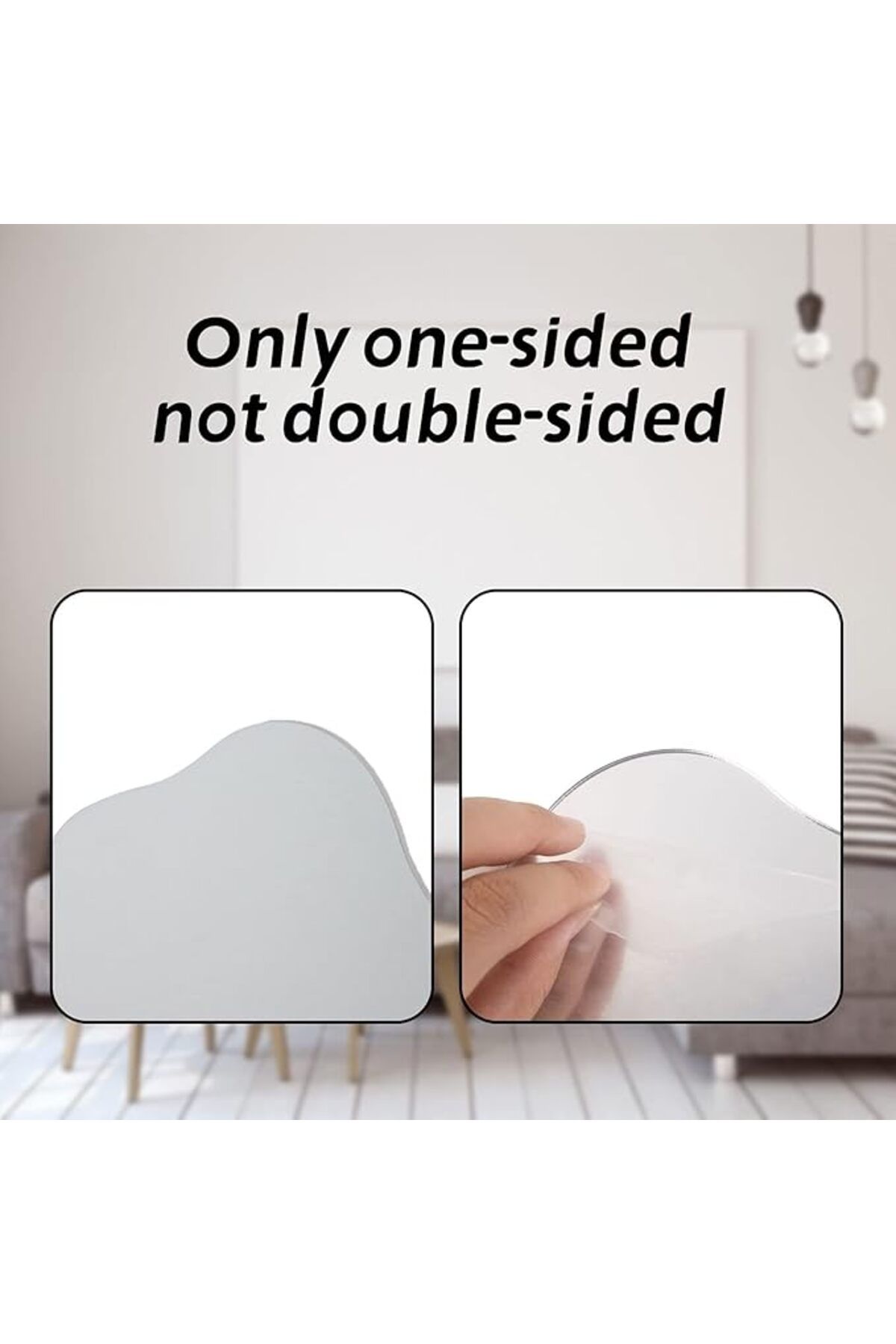 Arabest-Makeup Mirror for Desk, with Stand Aesthetic Vanity Mirror, Frameless Table top and Minimal Spaces 3