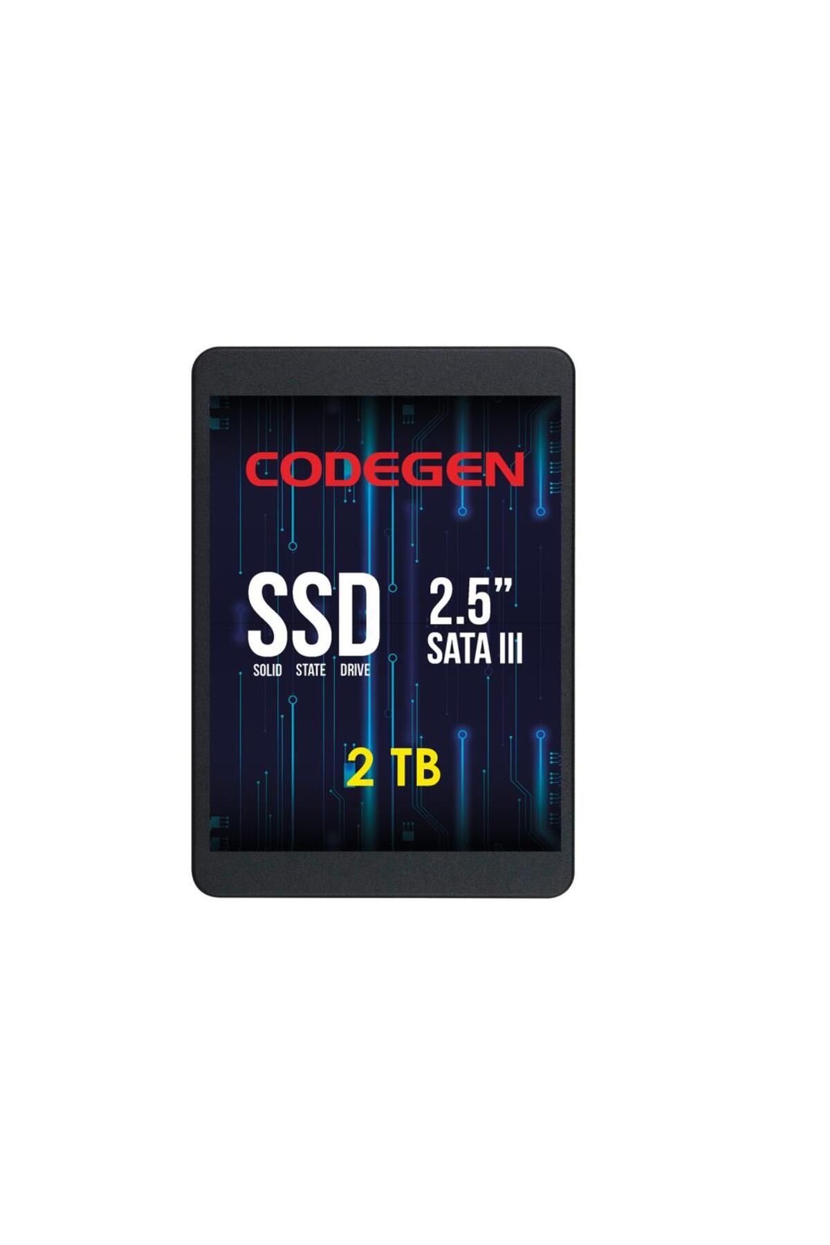 CODEGEN 2TB 2,5" SATA 3 560MB-500MB/S SSD DİSK CDG-2TB-SSD25