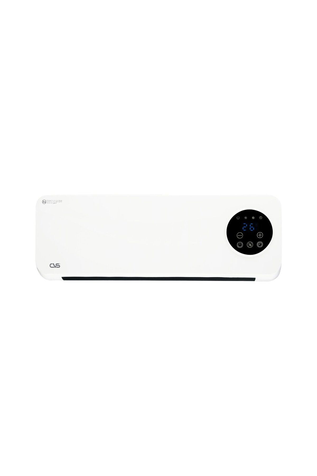 Notcraft KUMANDALI SOĞUK - SICAK DUVAR TİPİ FANLI ISITICI LED DOKUNMATİK DİJİTAL EKRAN - NOTFRAFT7801