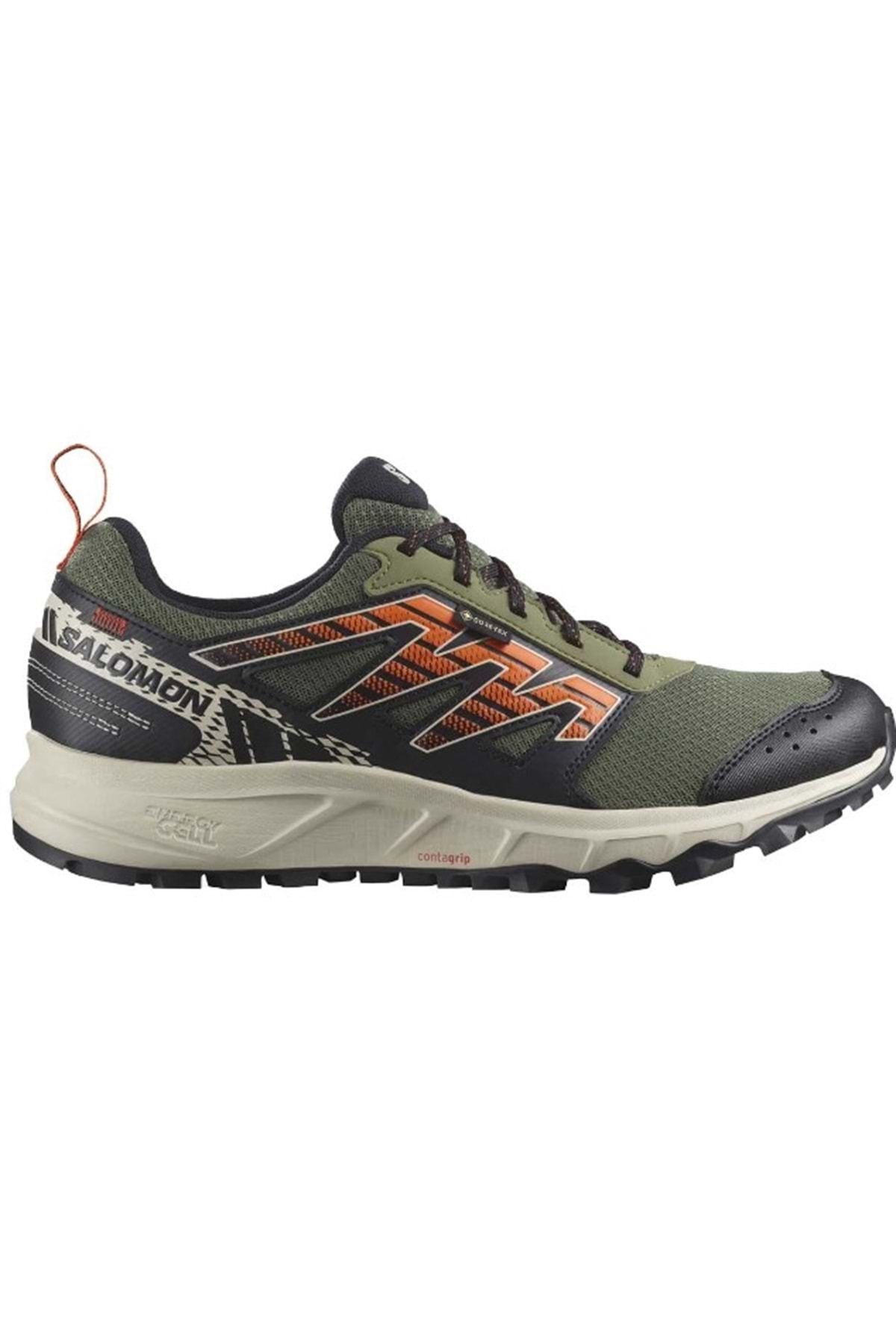 کفش دویدن مردانه Wander GTX Gore-Tex® L47148500 مخصوص پیاده‌روی و طبیعت‌گردی، رنگ خاکی سالومون کفش بیرونی Salomon