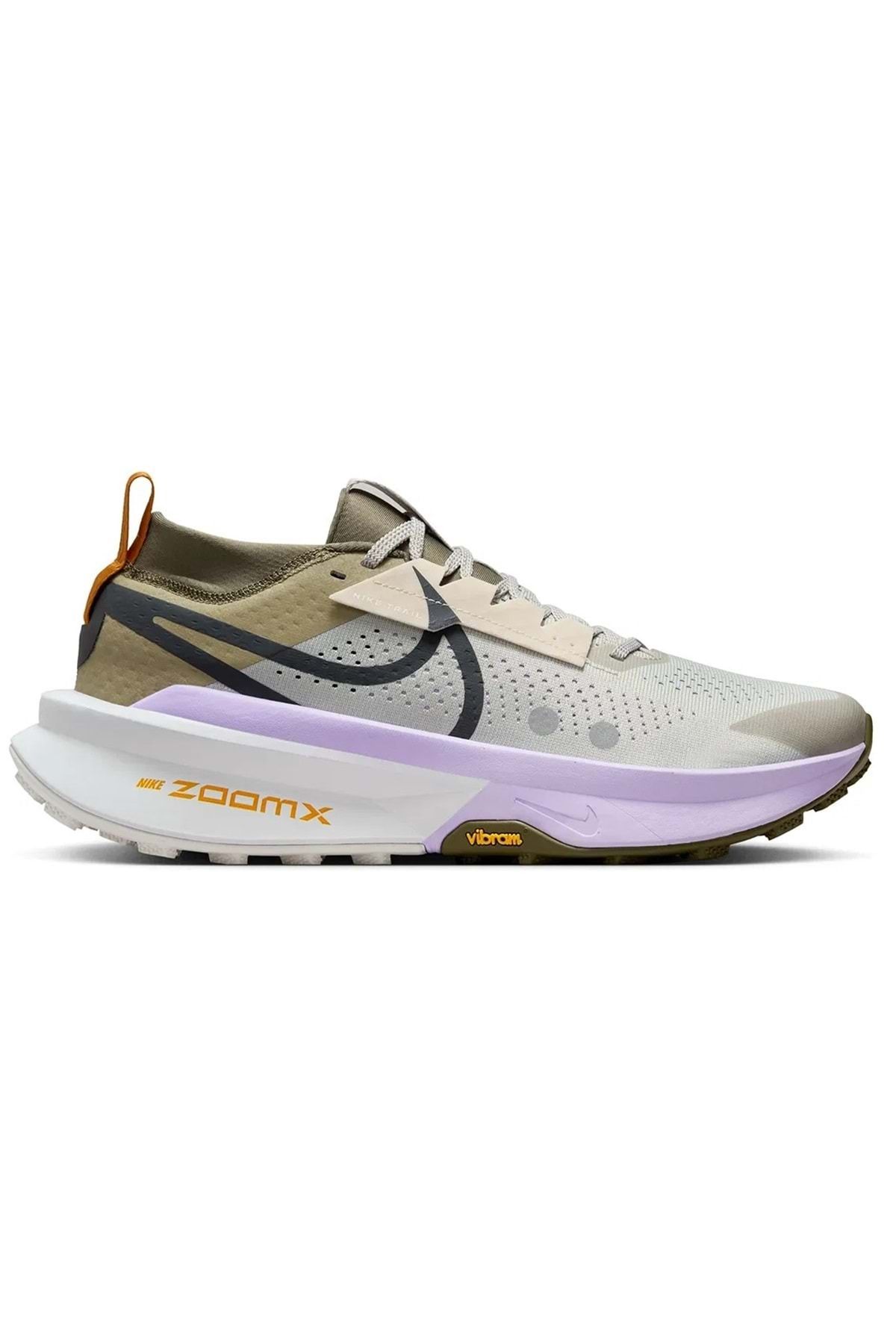 Nike Zoom X Zegama Trail 2 Vibram Kaymaz Taban Fd5191-fd5190 Unisex Spor Ayakkabı Bej