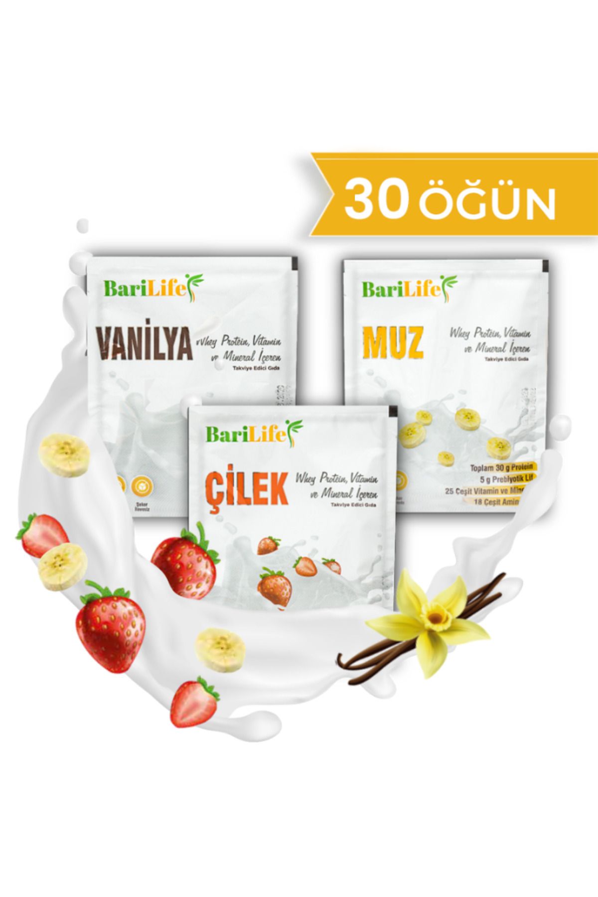 Barifit BARİLİFE PROTEİN TAKVİYESİ 30 SAŞE