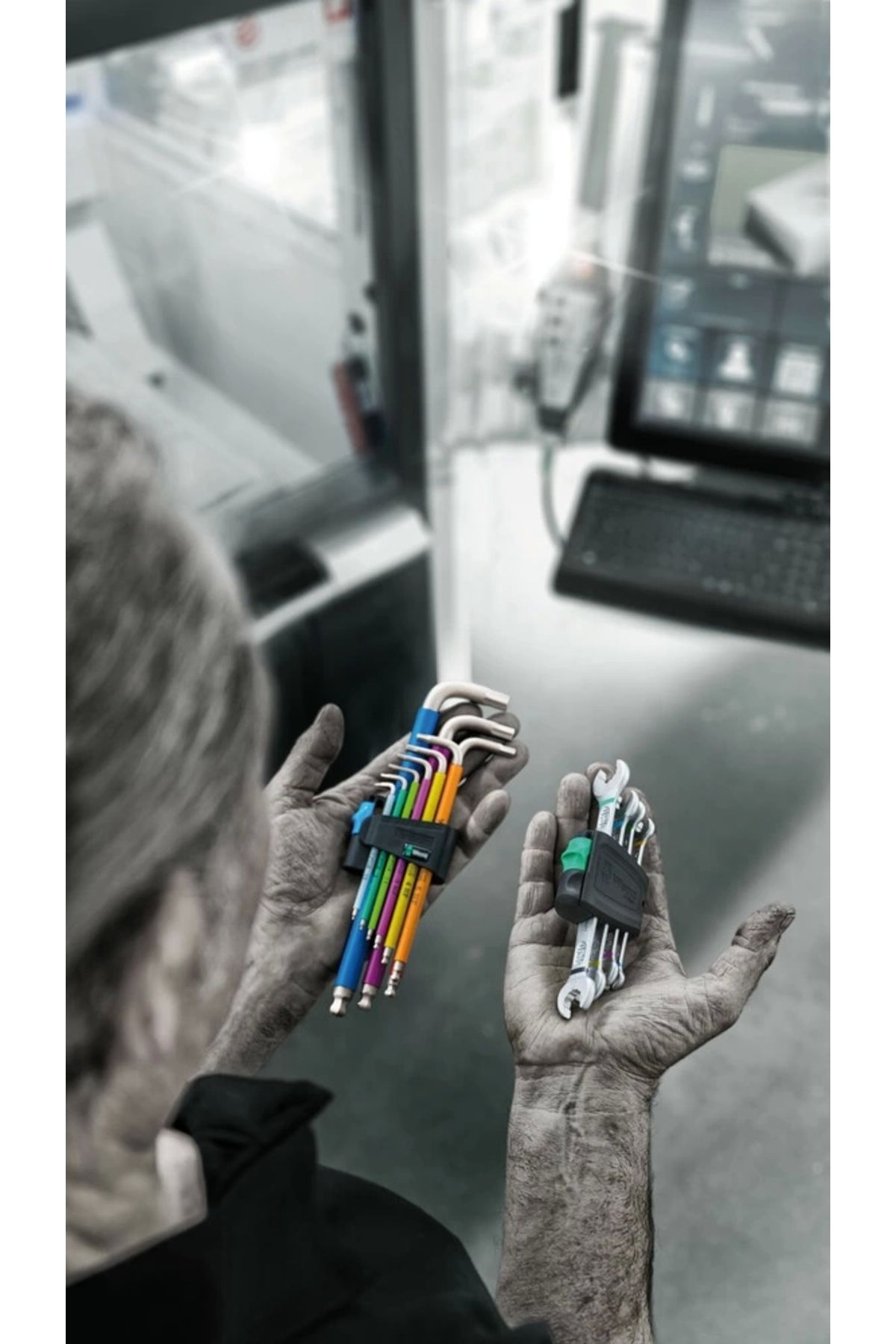 wera-6005 Joker 4 Set 1 Pair Open Mouth Key Set 3