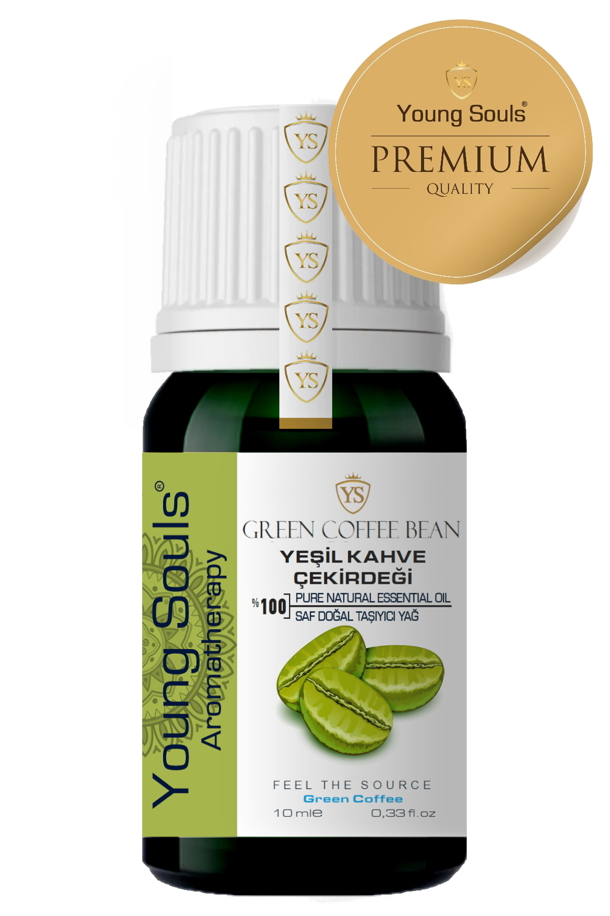 Green Coffe Bean Carrier Oil ( Cold Pressed ) Yeşil Kahve Çekirdeği Taşıyıcı Yağ Soğuk Sıkım 10 ml — TYCcaeddce1082f629830a9c — تصویر 6 از 8