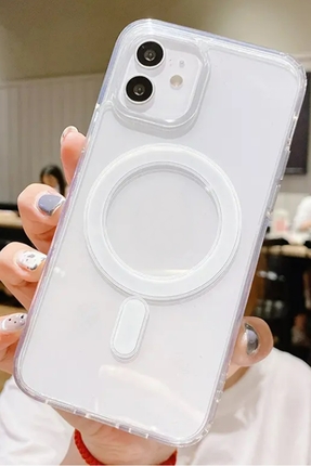 ACR AKSESUAR Apple iPhone 11 Kılıf Magsafe Uyumlu Sert Şeffaf Telefon Kılıfı
