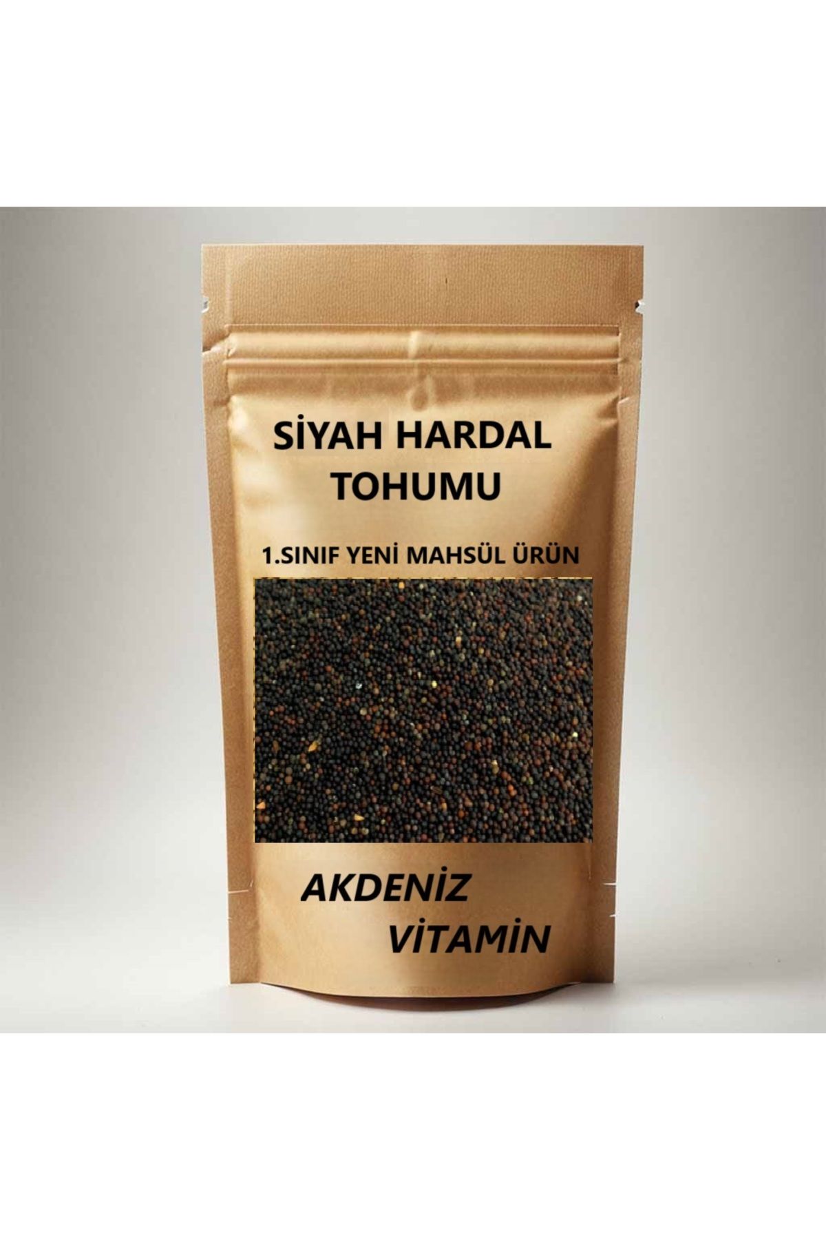 AKDENİZ VİTAMİN Siyah Hardal Tohumu 100 Gr