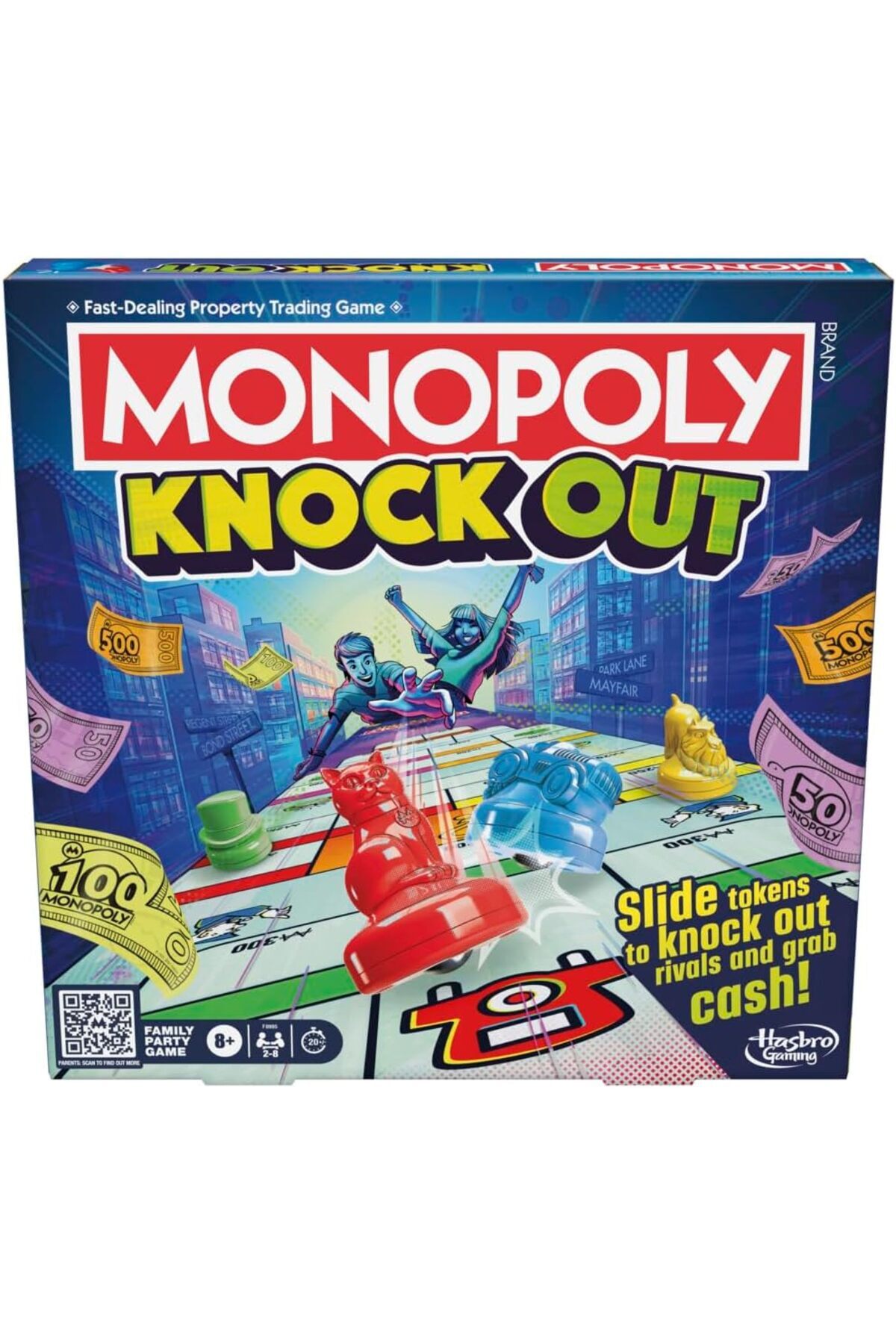 Hasbro-Monopoly Knockout Family Party Game 1