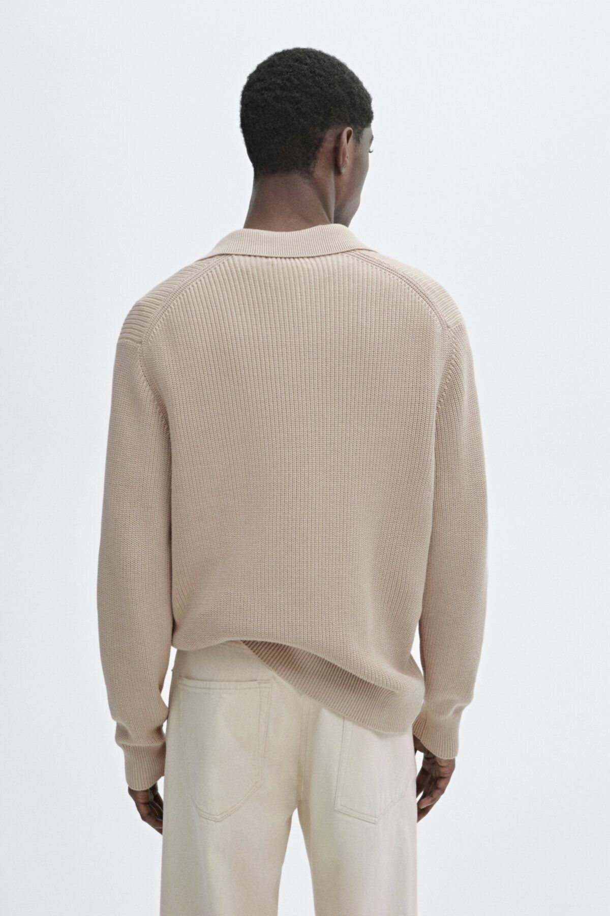 ژاکت جلو باز نود مردانه 100 ٪ لباس بافتنی فتی Massimo Dutti