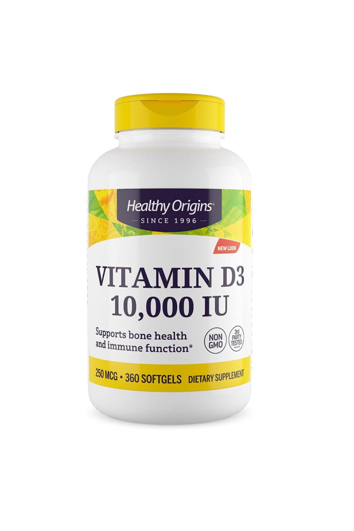 HEALTHY ORIGINS , Vitamin D3 (Lanolin) 10,000 Iu 360 Softgel vr54